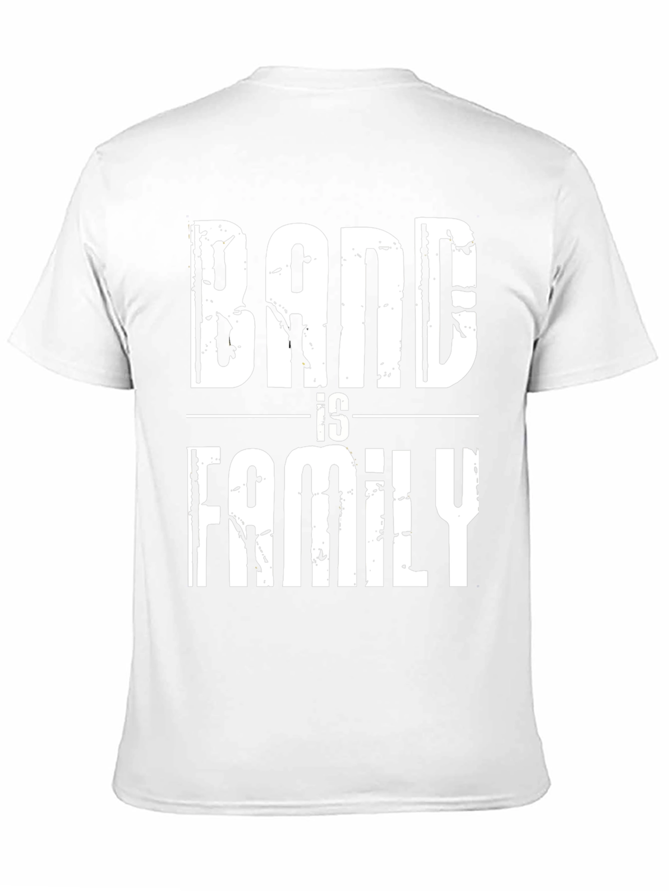 Band is Family Graphic Tee - Black Cotton T-Shirt