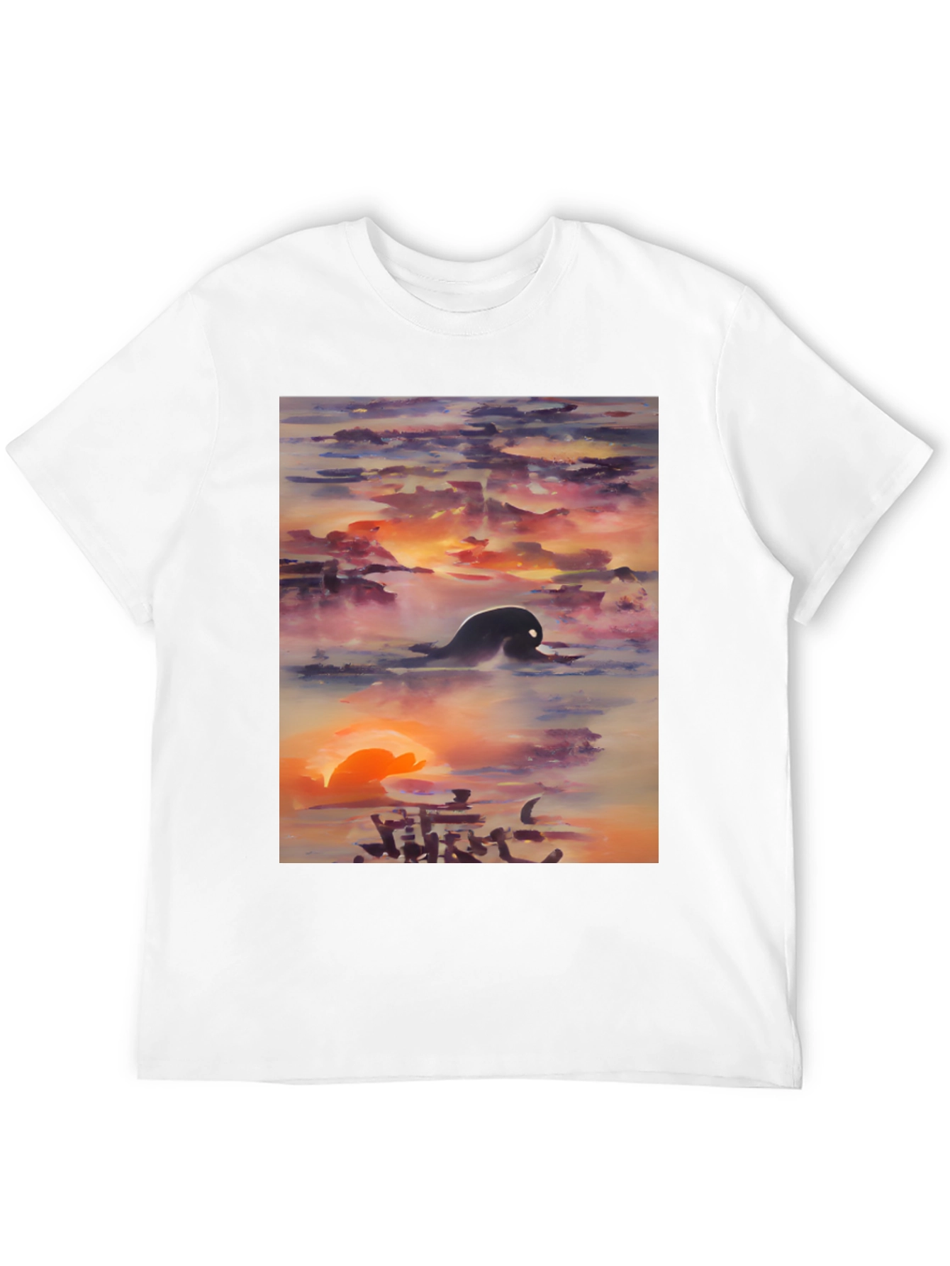 Sunset Silhouette Graphic Tee