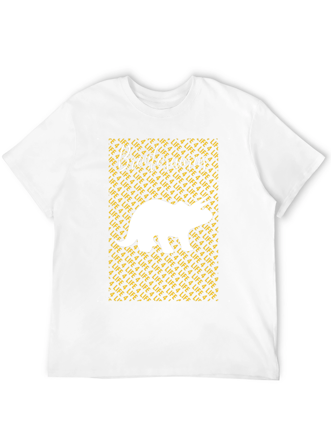 Brontosaurus 4 Life Graphic Tee - Black