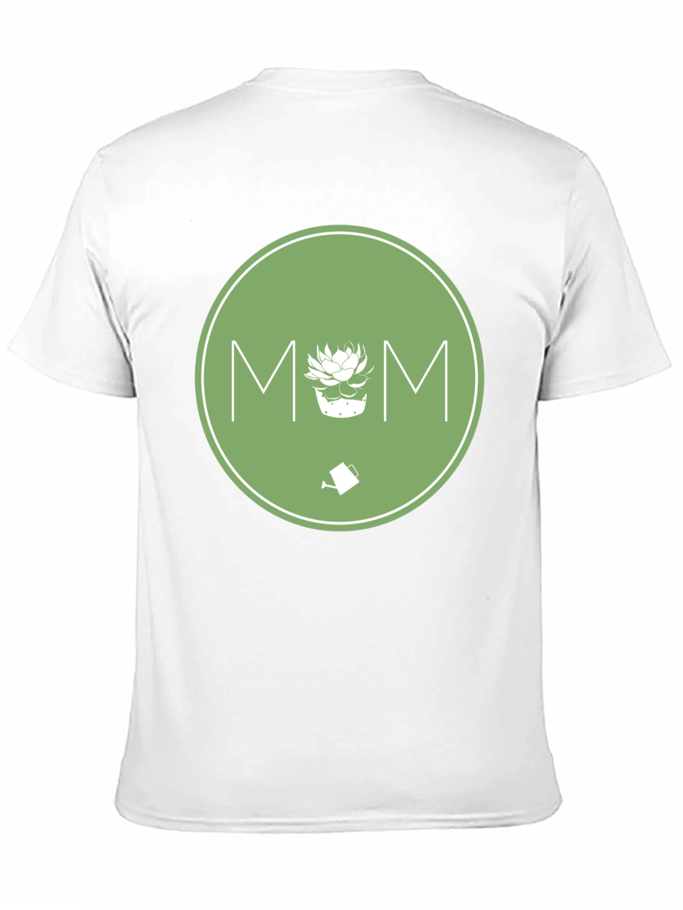 Gardening Mom T-Shirt - Green Circle Design