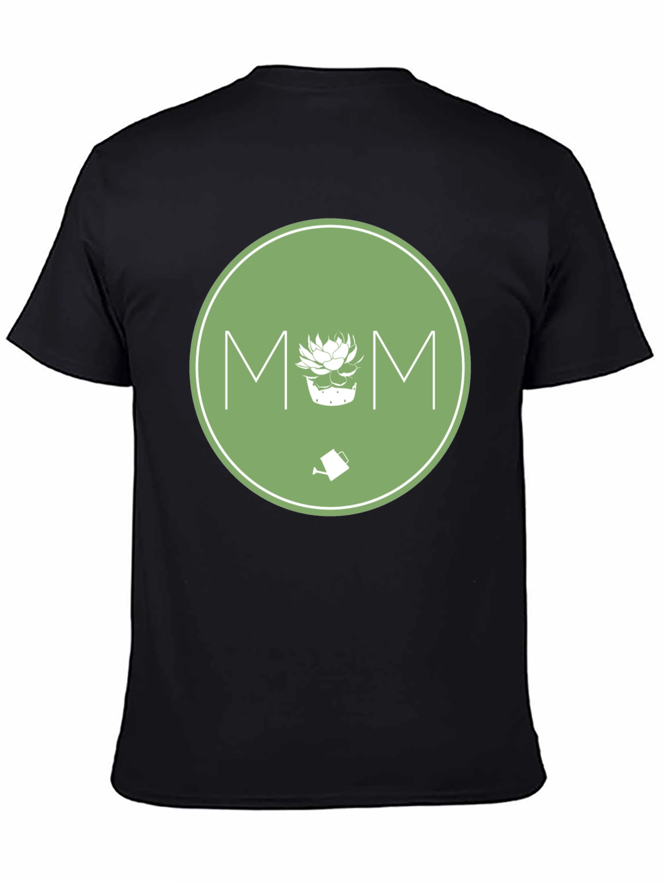 Gardening Mom T-Shirt - Green Circle Design