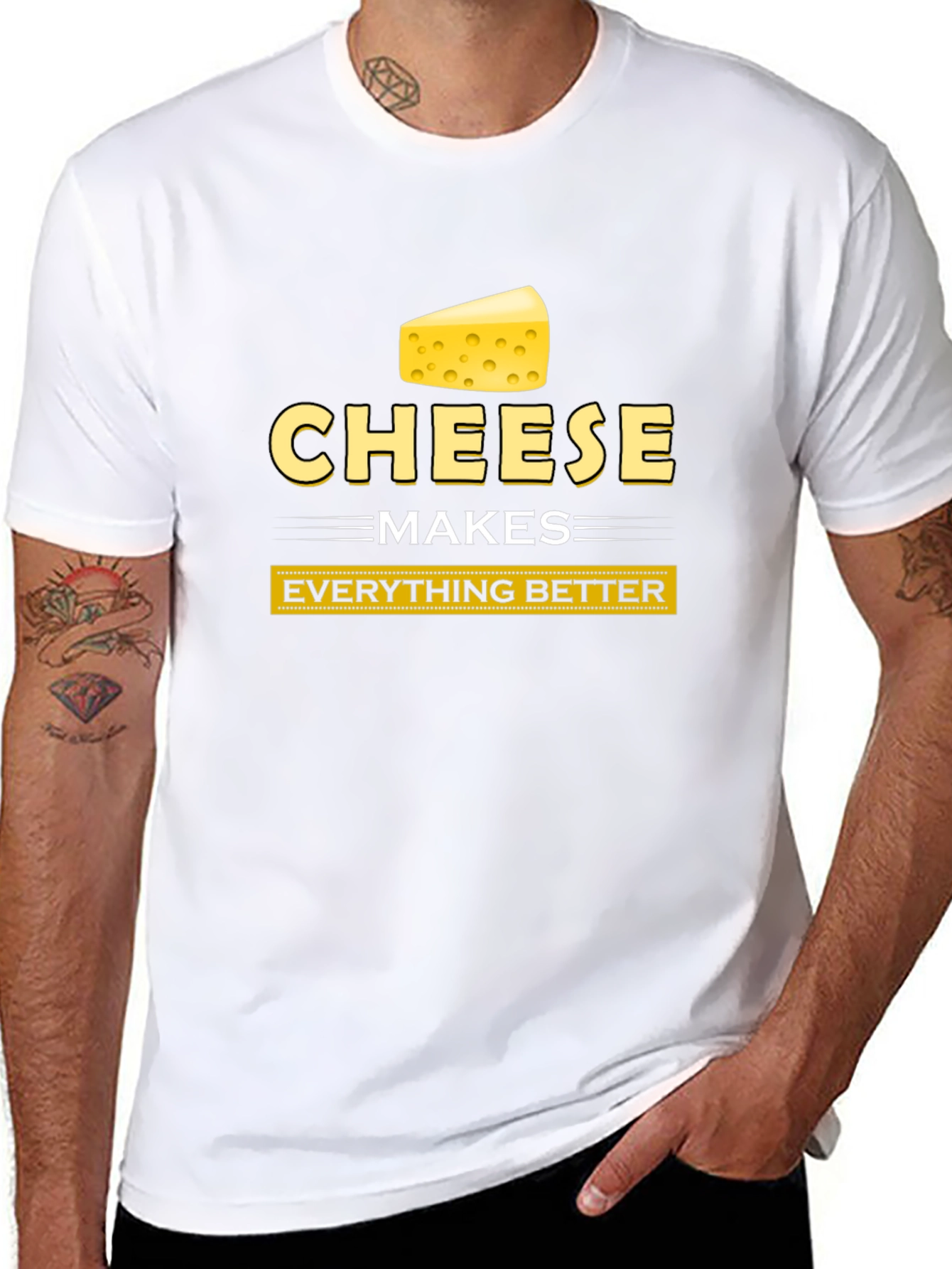 Cheese Makes Everything Better Funny T-Shirt