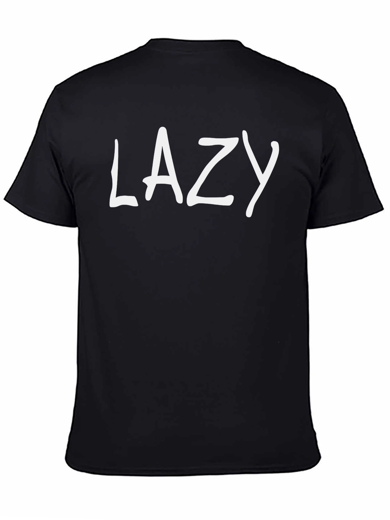 Lazy Graphic Tee - Comfortable Casual Wear