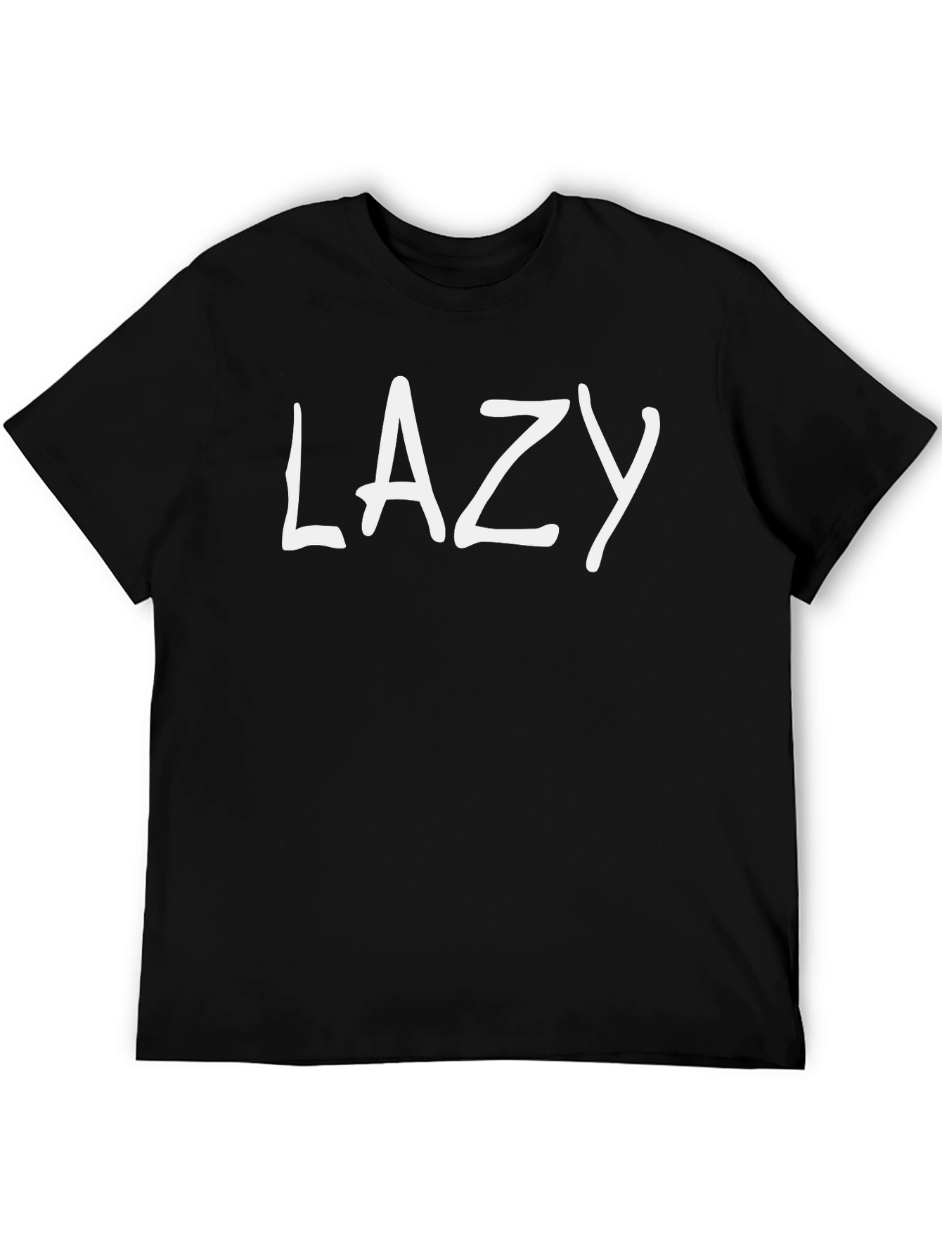 Lazy Graphic Tee - Comfortable Casual Wear