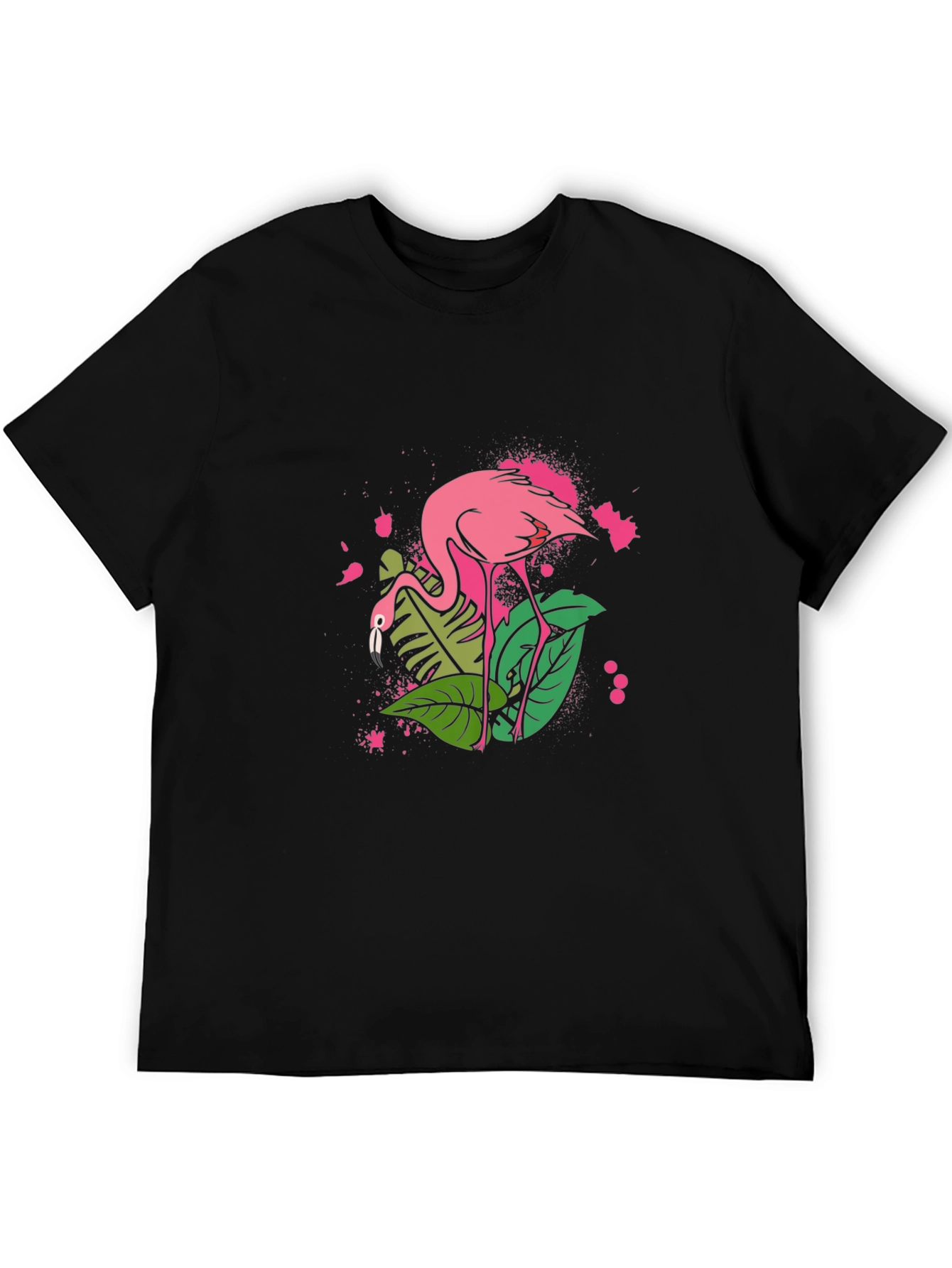 Tropical Flamingo Graphic T-Shirt