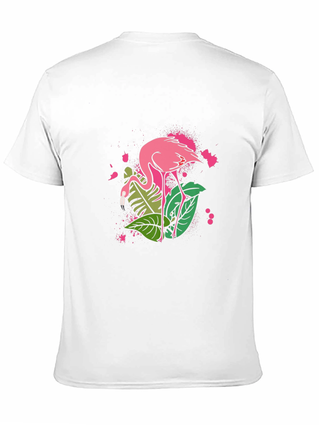 Tropical Flamingo Graphic T-Shirt
