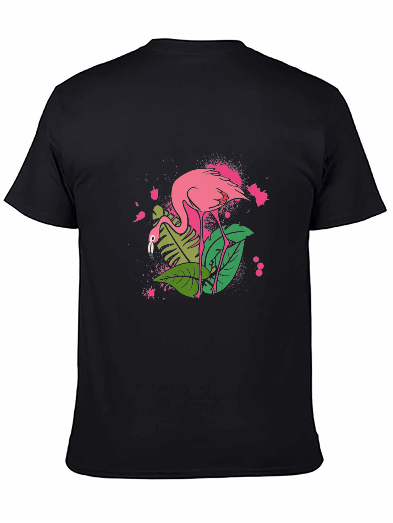 Tropical Flamingo Graphic T-Shirt