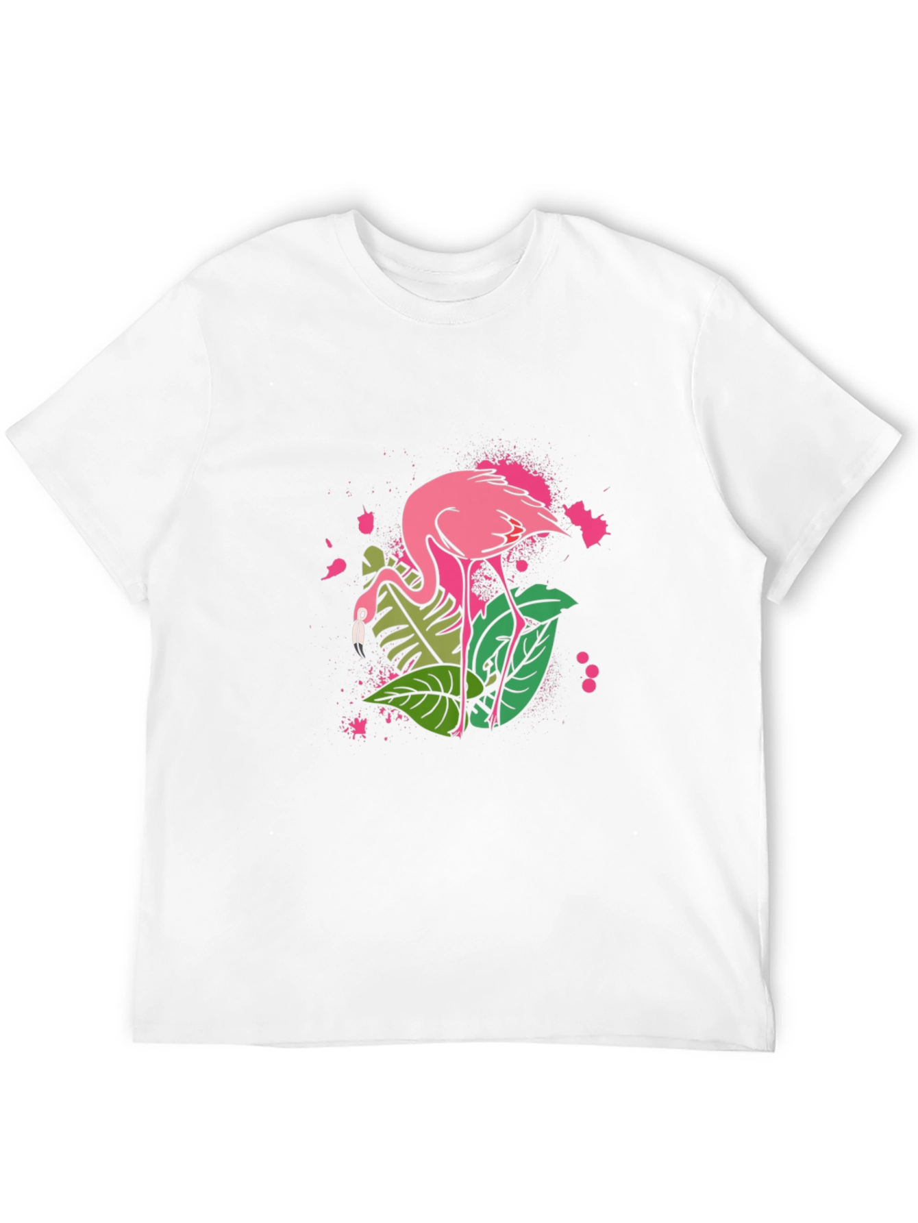 Tropical Flamingo Graphic T-Shirt