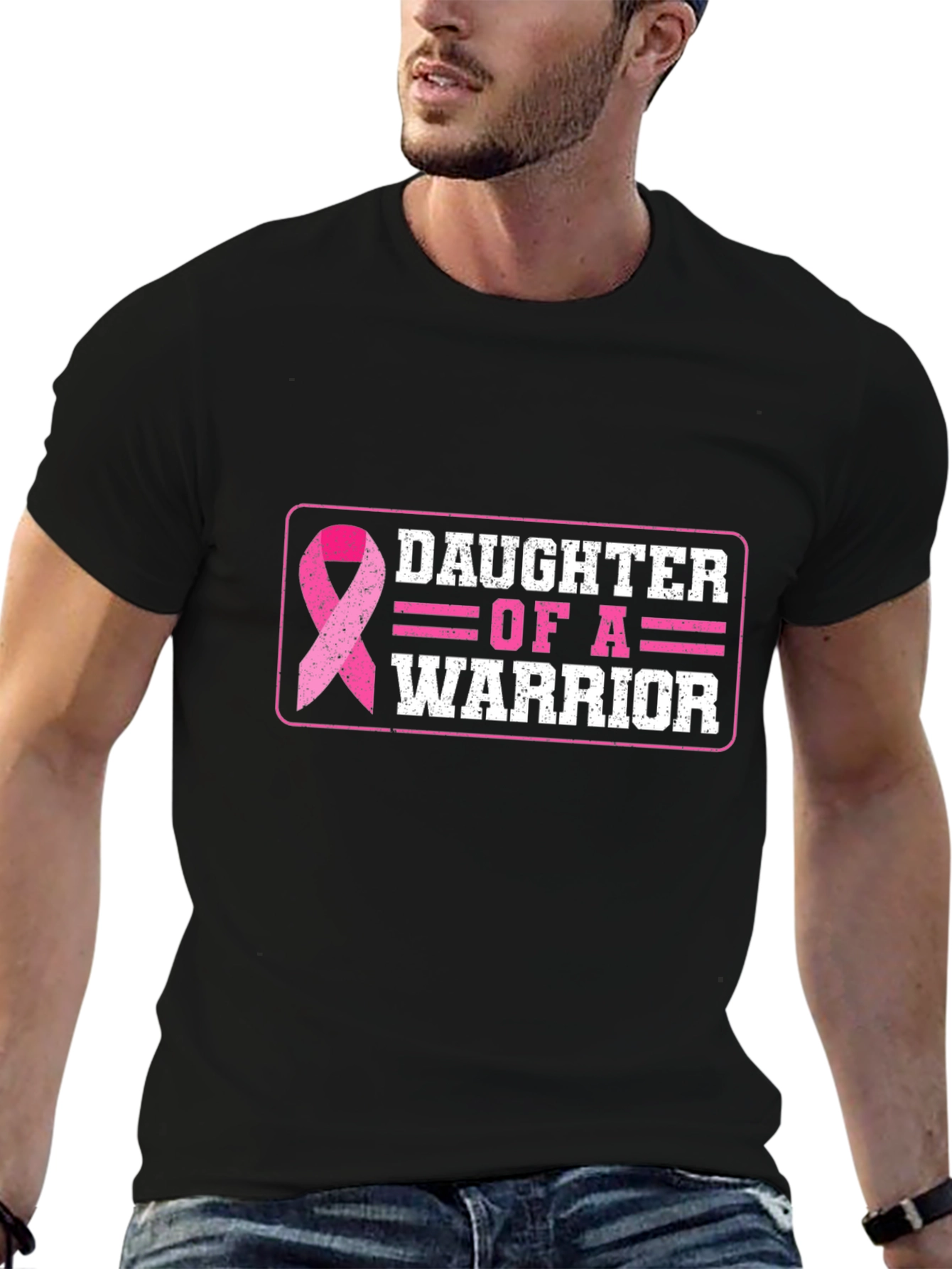 Daughter of a Warrior Breast Cancer Awareness T-Shirt