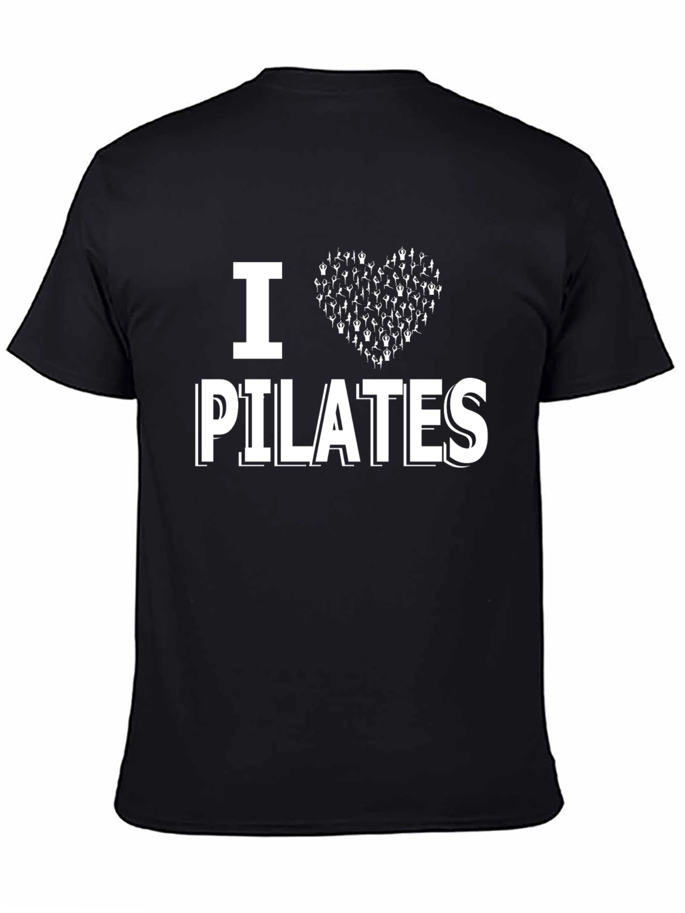 I Heart Pilates Graphic T-Shirt - Black