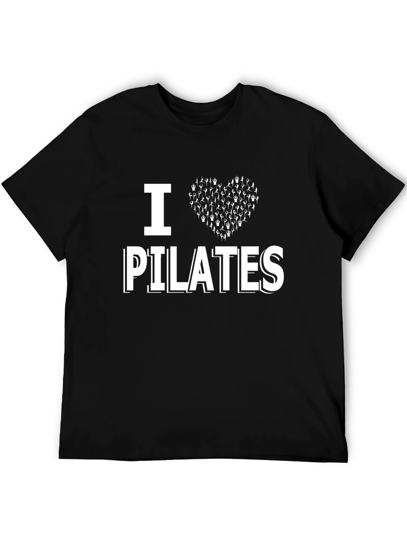 I Heart Pilates Graphic T-Shirt - Black