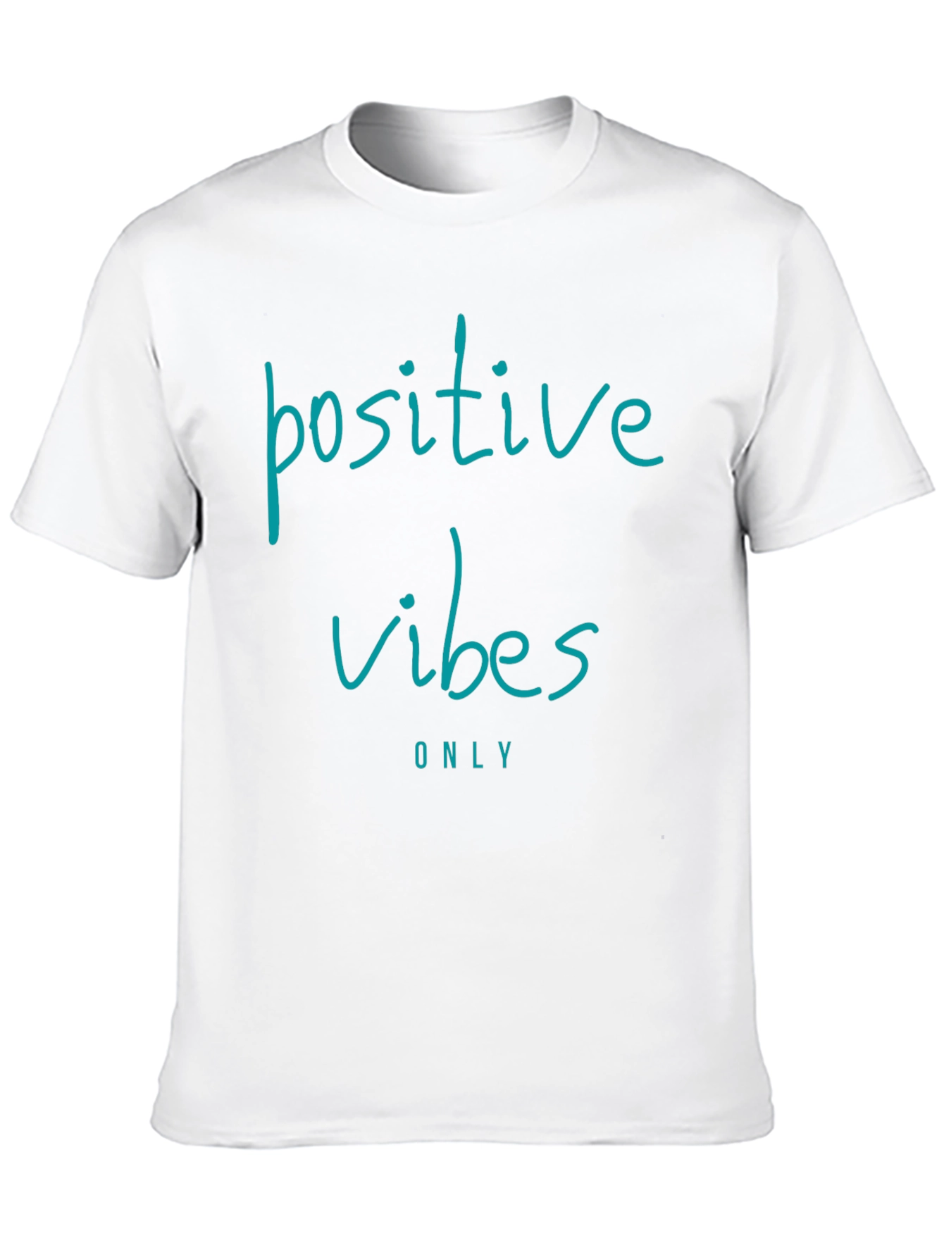 Positive Vibes Only Black Graphic Tee