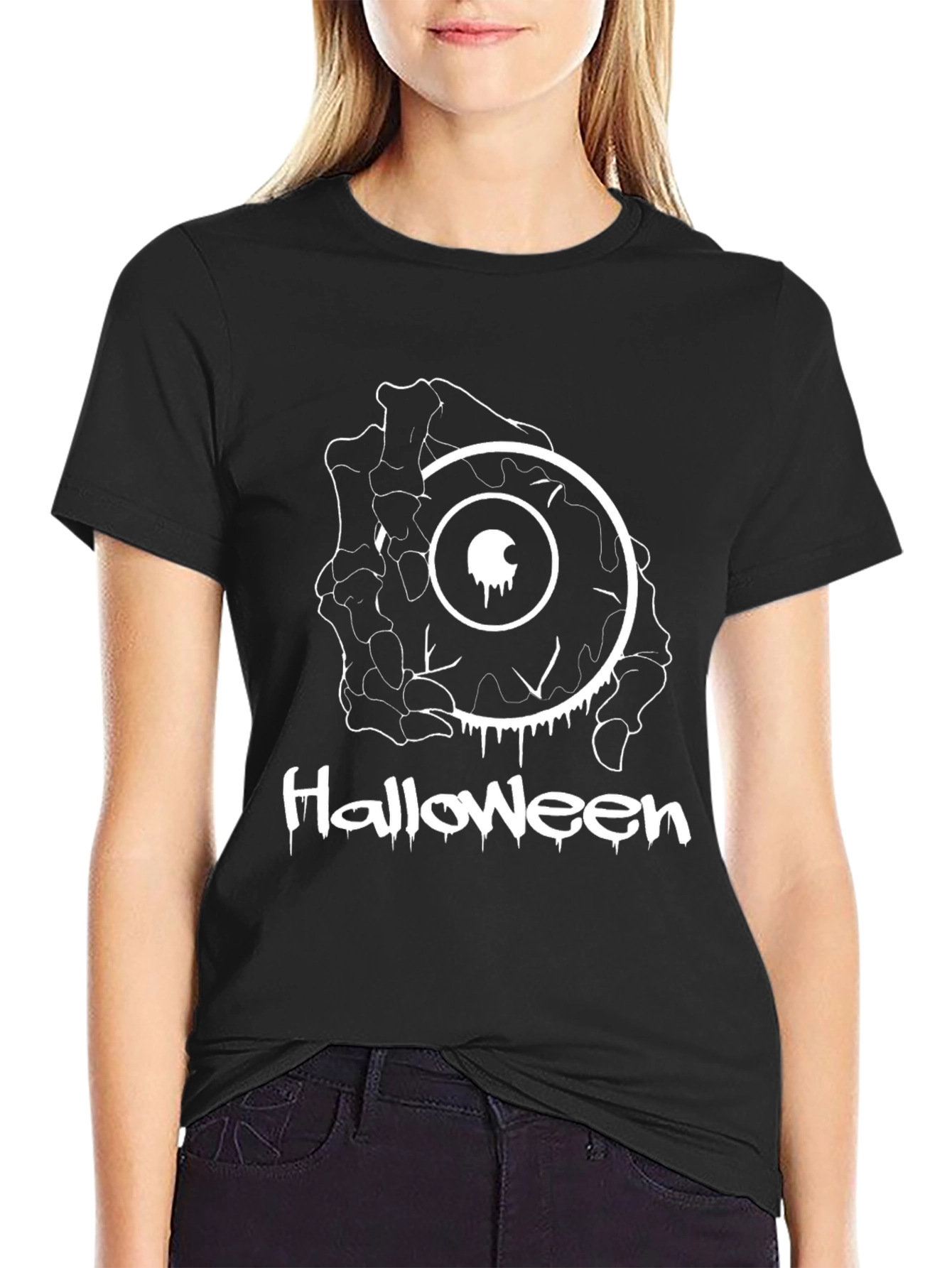 Halloween Eyeball Hand T-Shirt