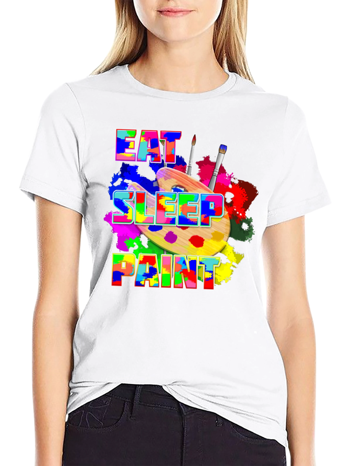 Eat Sleep Paint Artist T-Shirt