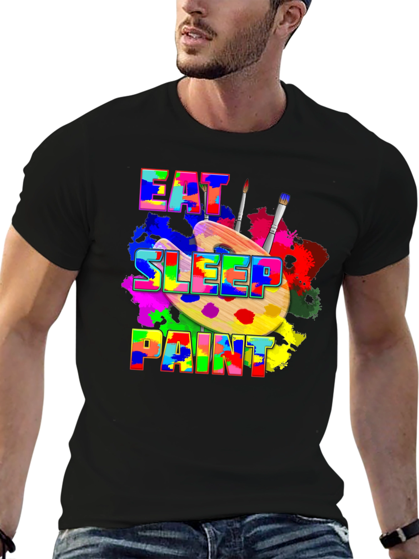 Eat Sleep Paint Artist T-Shirt
