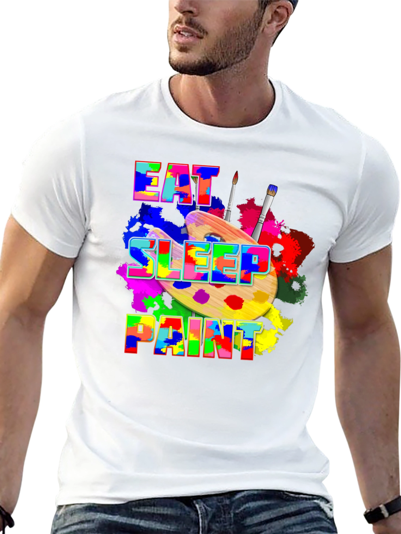 Eat Sleep Paint Artist T-Shirt