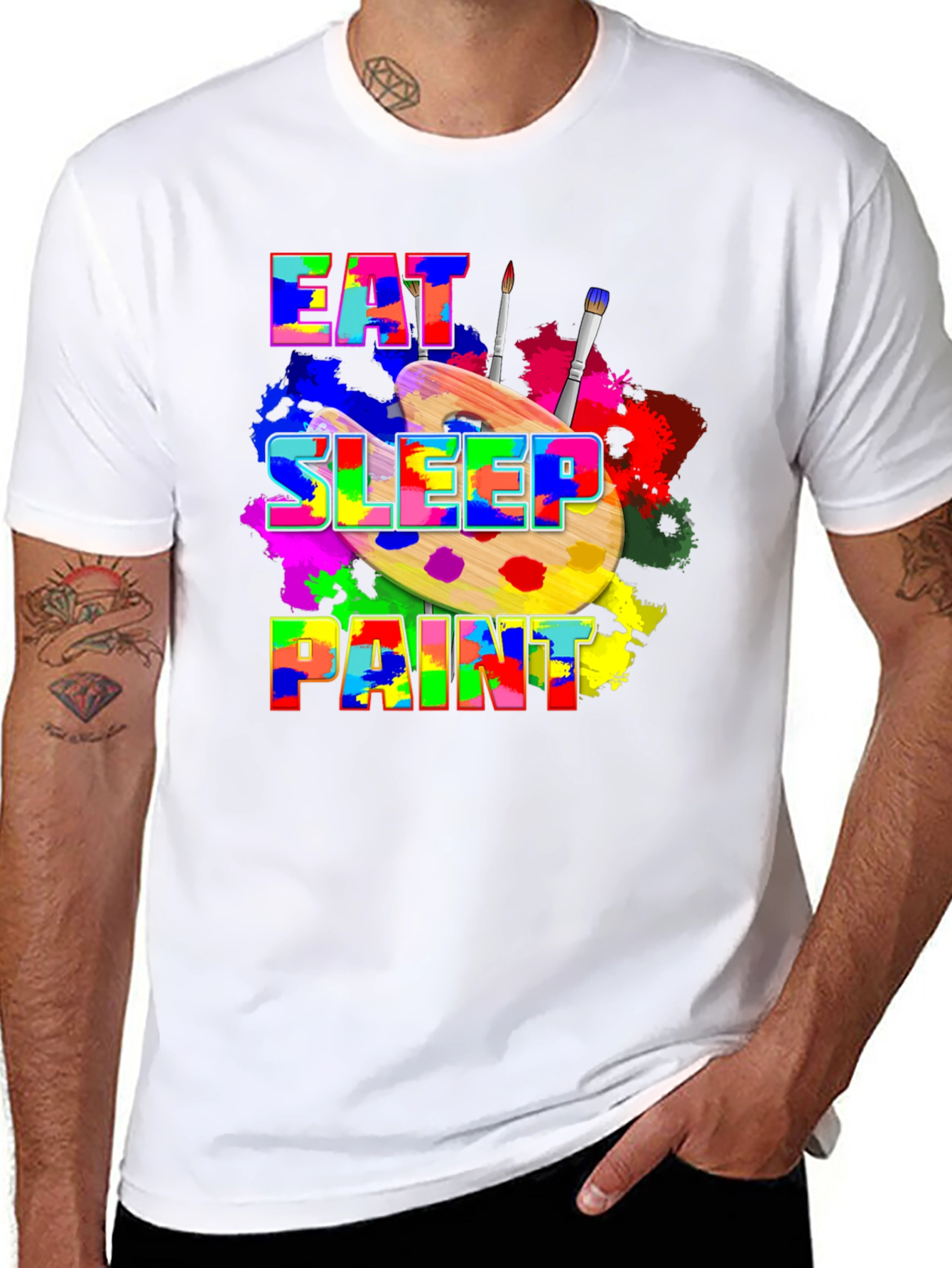 Eat Sleep Paint Artist T-Shirt