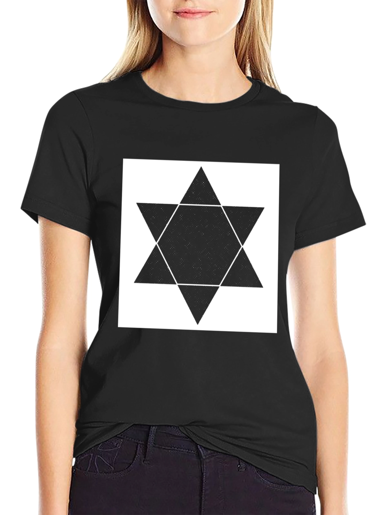 Star of David Black T-Shirt
