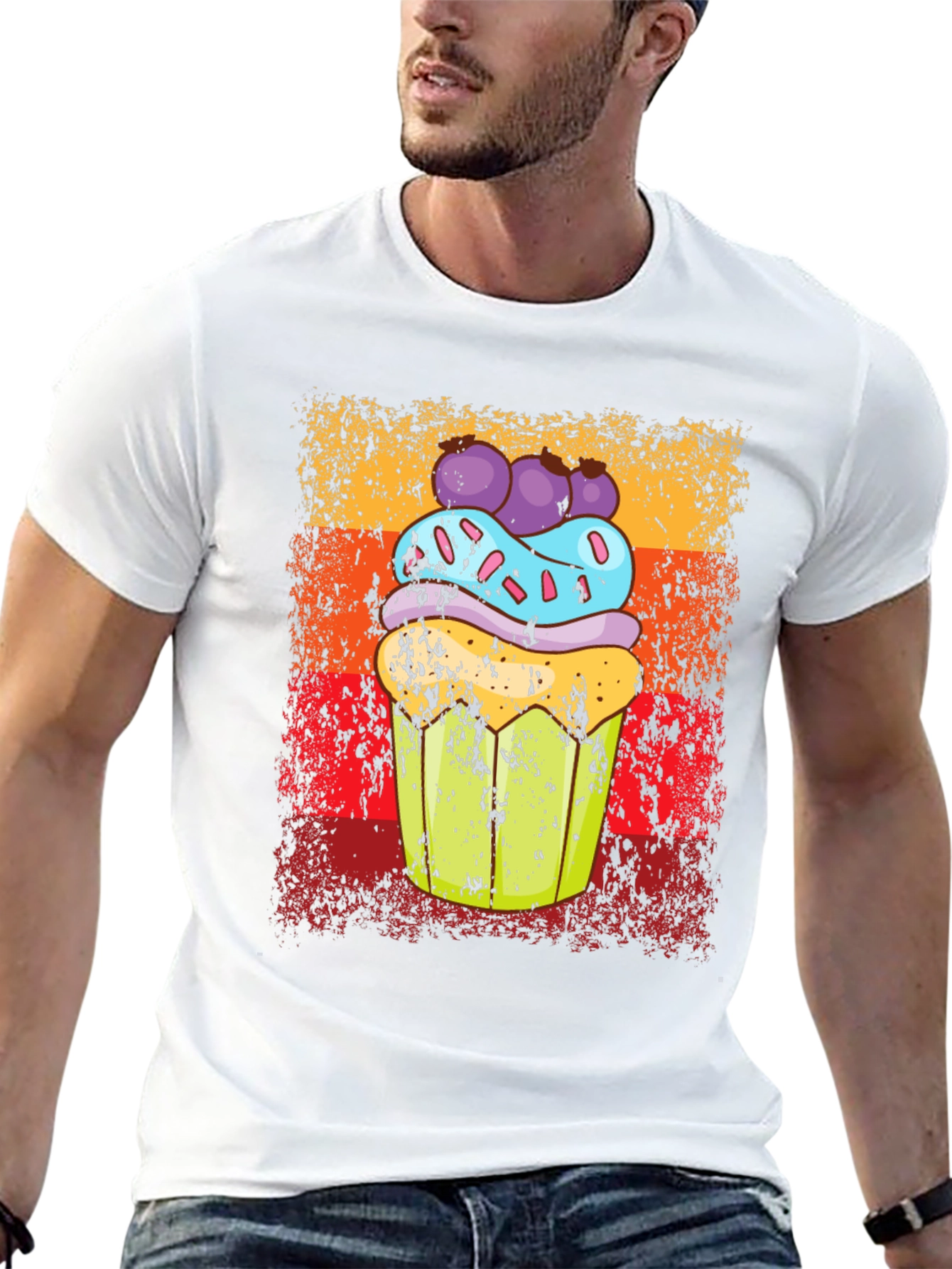 Retro Cupcake Graphic Tee