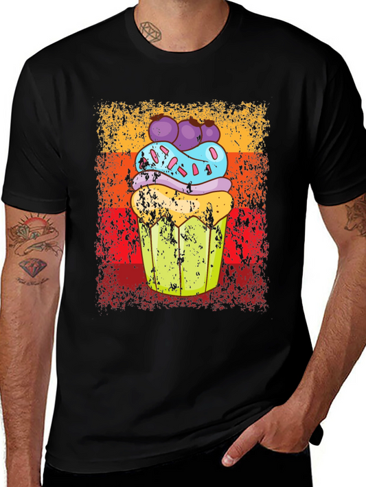 Retro Cupcake Graphic Tee