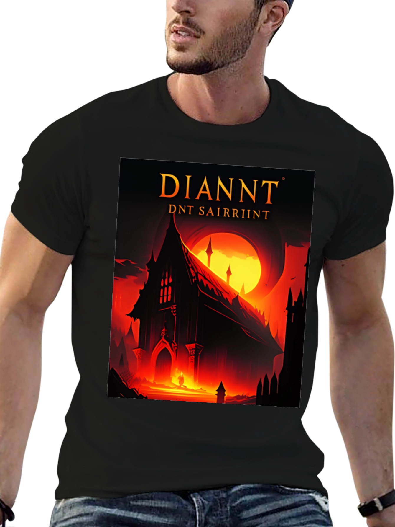 DIANNT Graphic Tee - Dark Fantasy Design