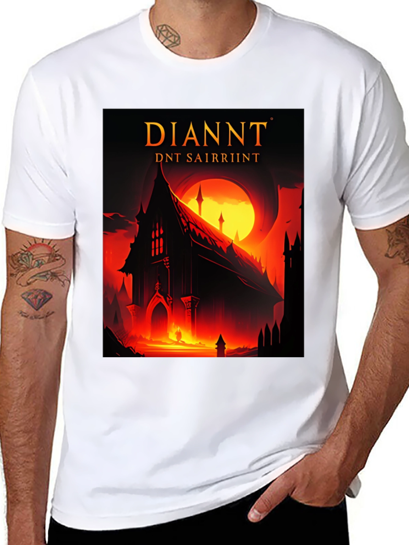 DIANNT Graphic Tee - Dark Fantasy Design