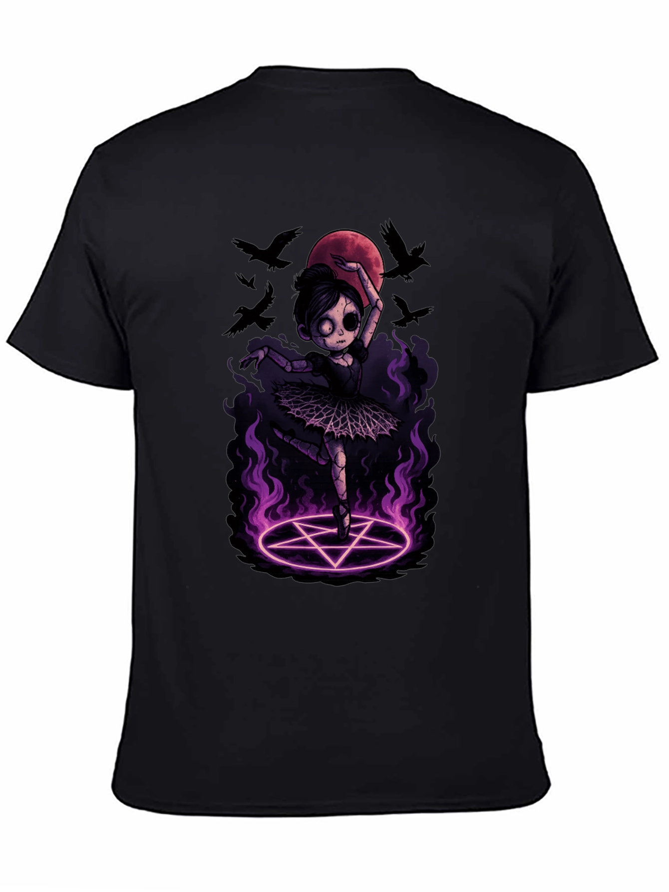 Gothic Ballerina T-Shirt - Emo Witchy Vibes