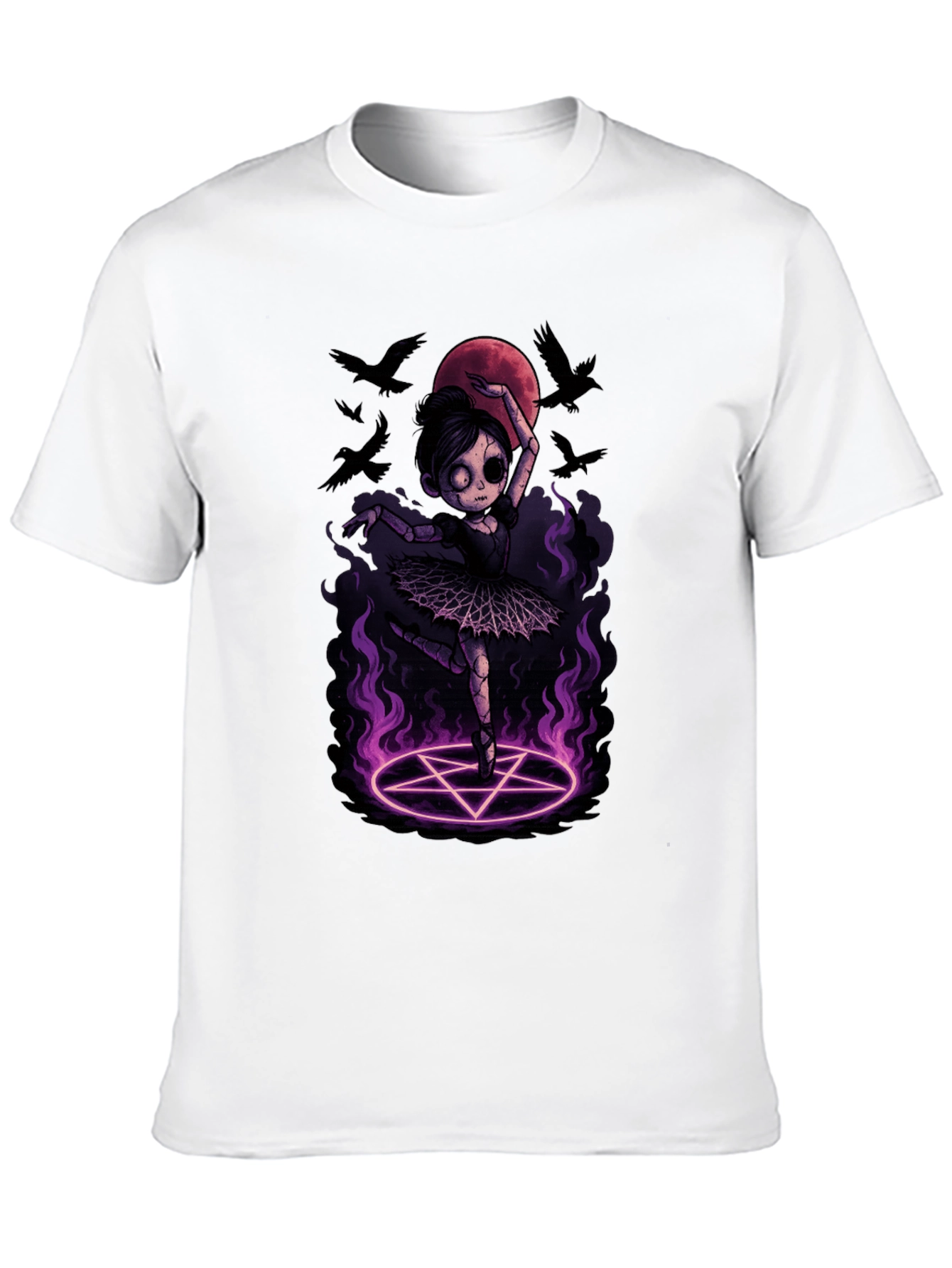 Gothic Ballerina T-Shirt - Emo Witchy Vibes