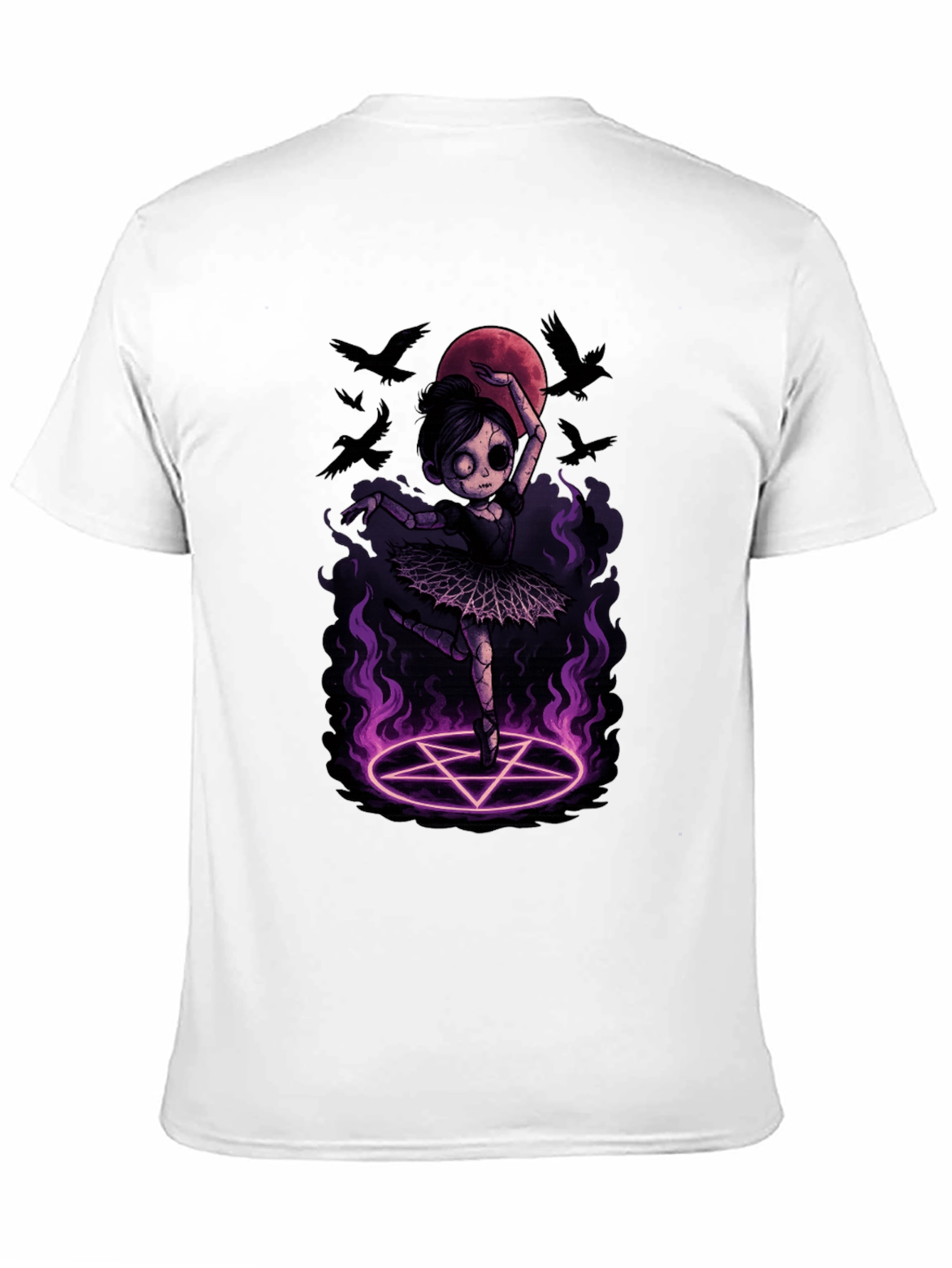Gothic Ballerina T-Shirt - Emo Witchy Vibes