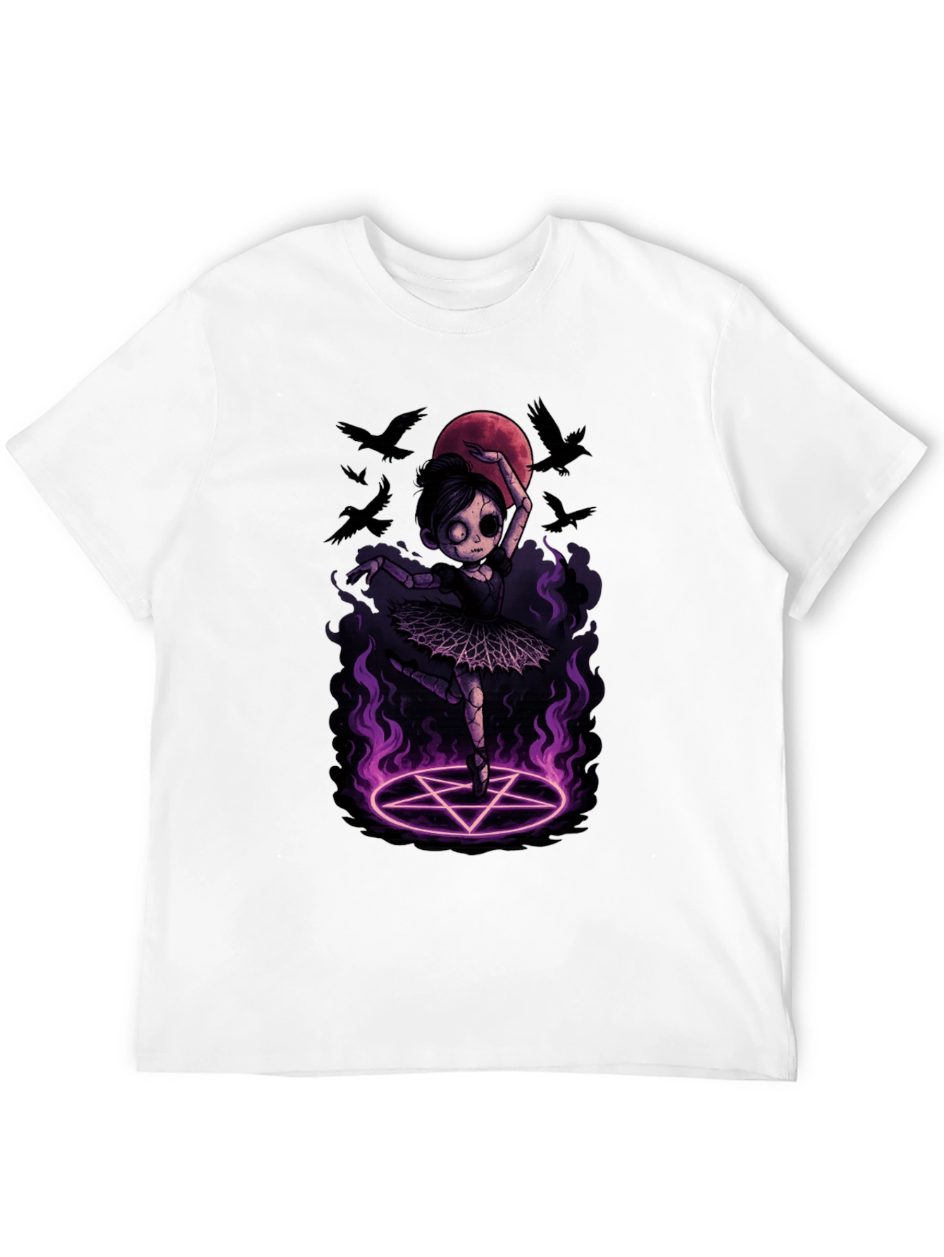 Gothic Ballerina T-Shirt - Emo Witchy Vibes