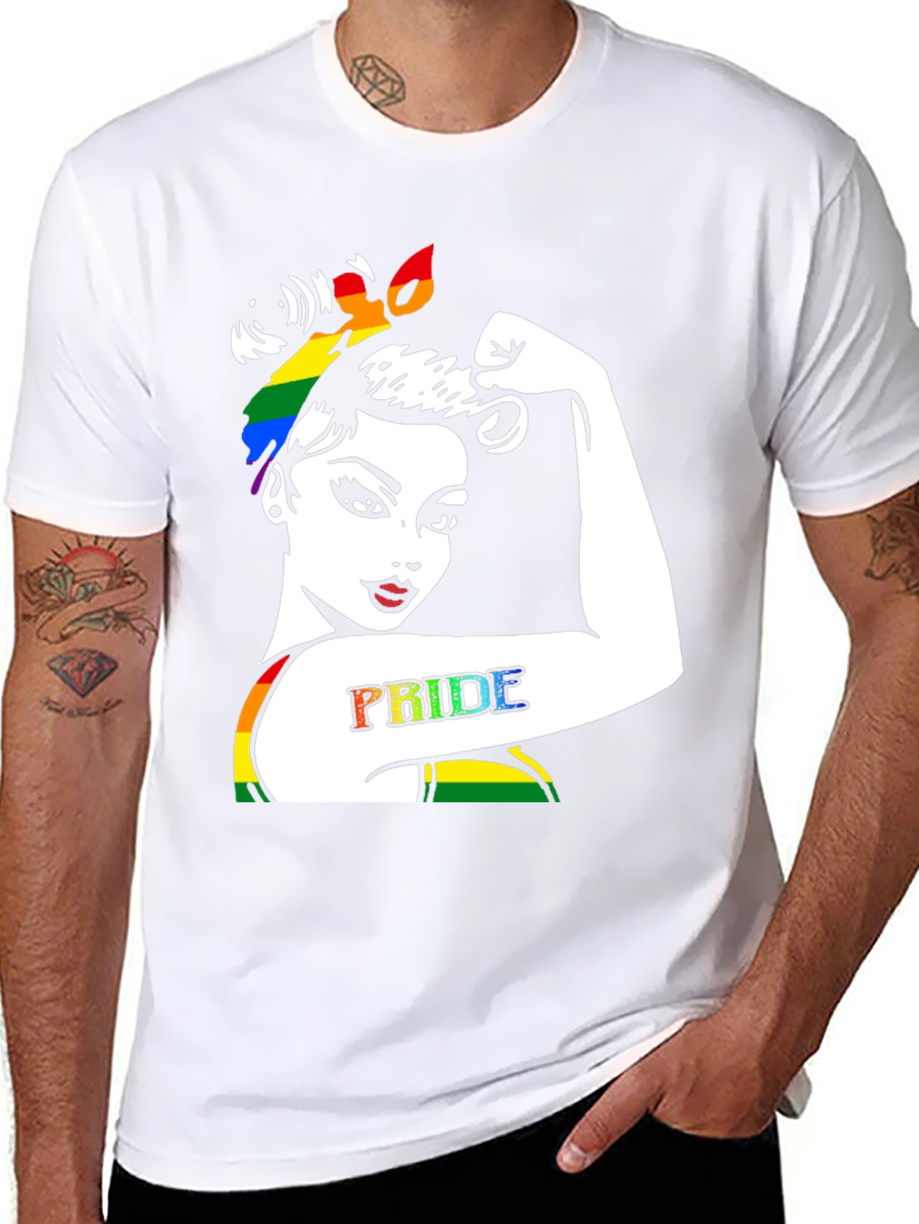 Pride Strong Woman Graphic Tee