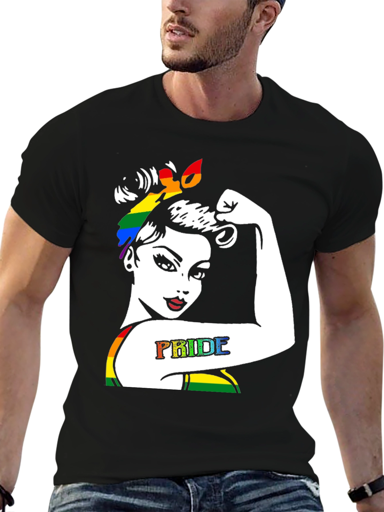 Pride Strong Woman Graphic Tee