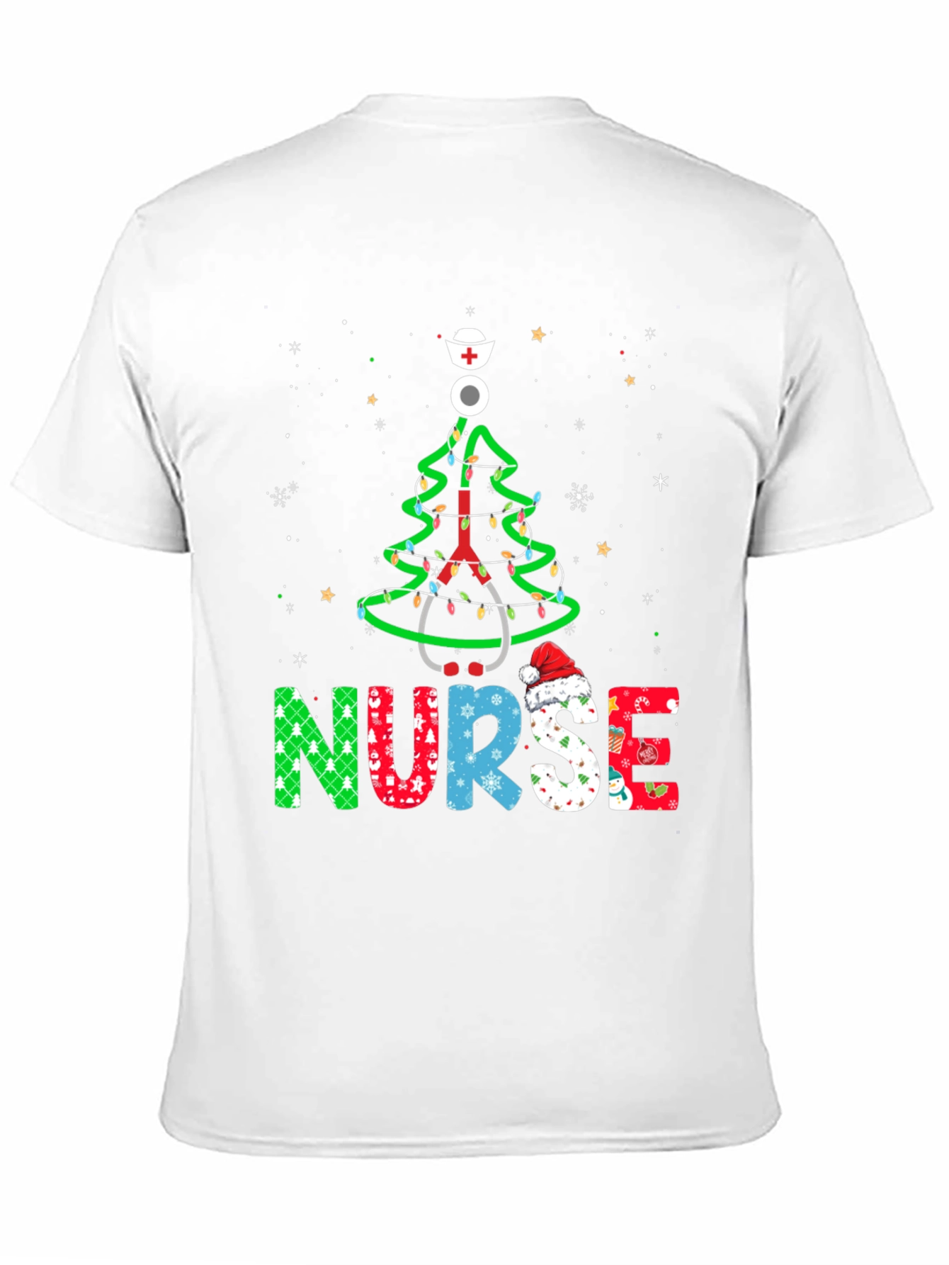 Nurse Christmas Tree T-Shirt - Holiday Apparel