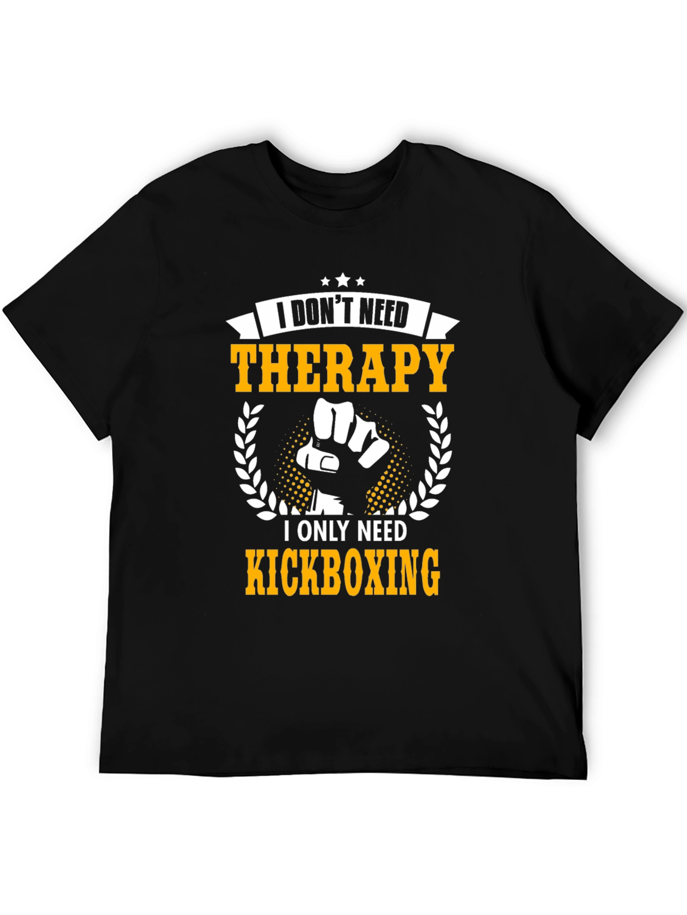 Kickboxing Therapy T-Shirt - Funny Workout Tee