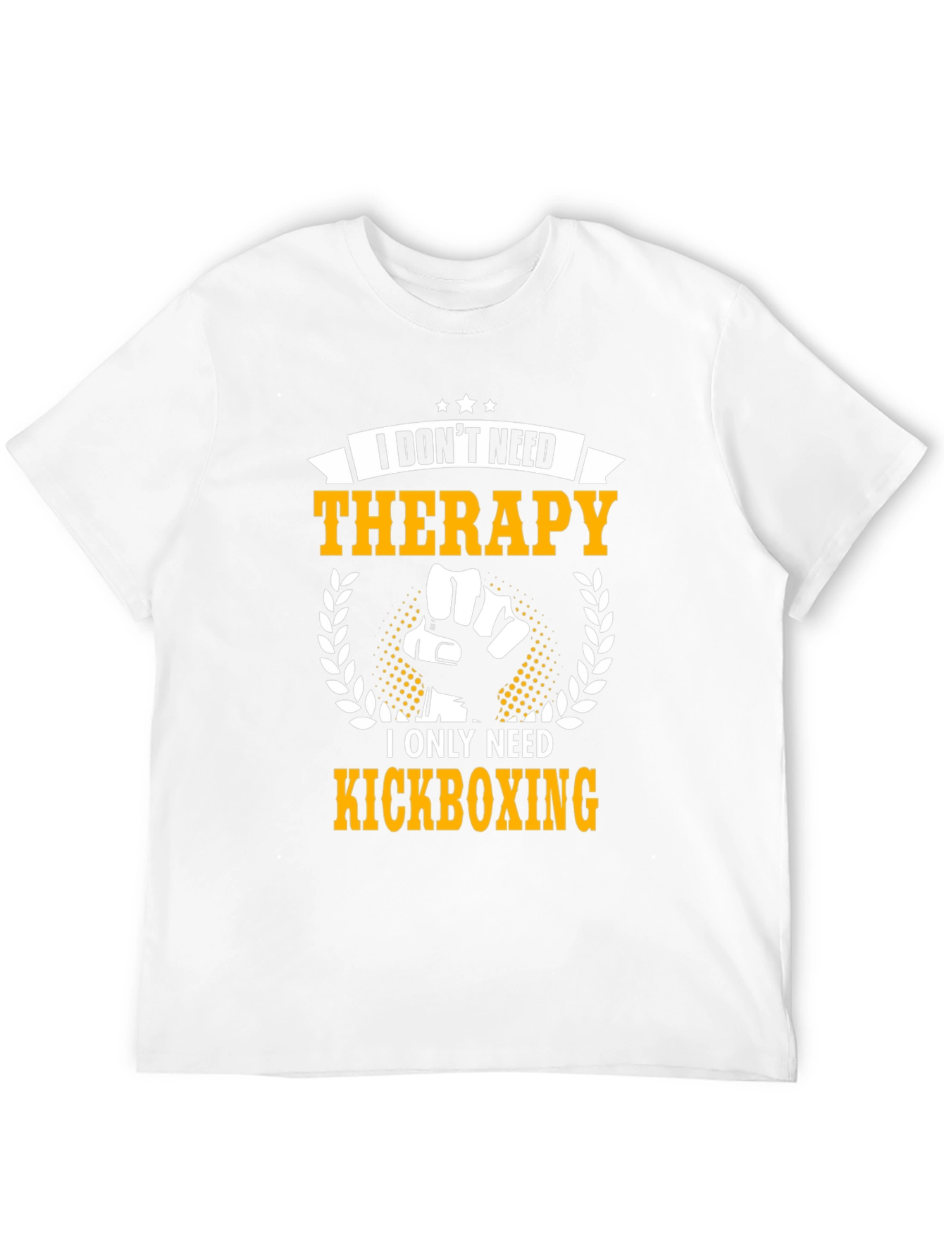 Kickboxing Therapy T-Shirt - Funny Workout Tee