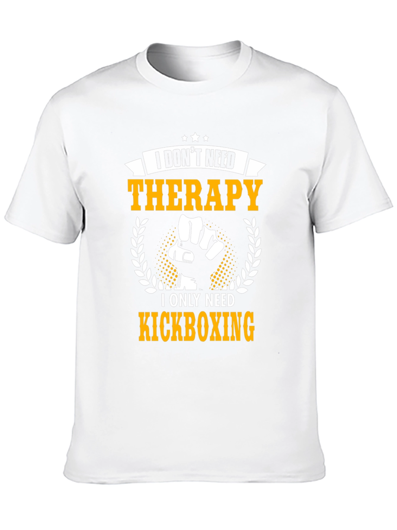 Kickboxing Therapy T-Shirt - Funny Workout Tee