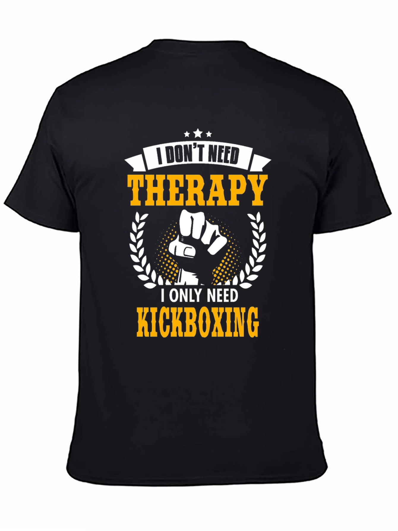 Kickboxing Therapy T-Shirt - Funny Workout Tee