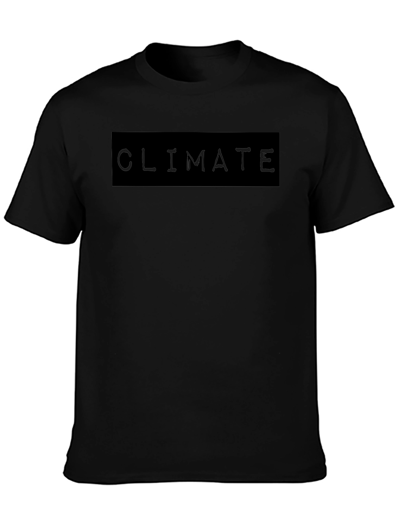 Climate Change Awareness Black T-Shirt