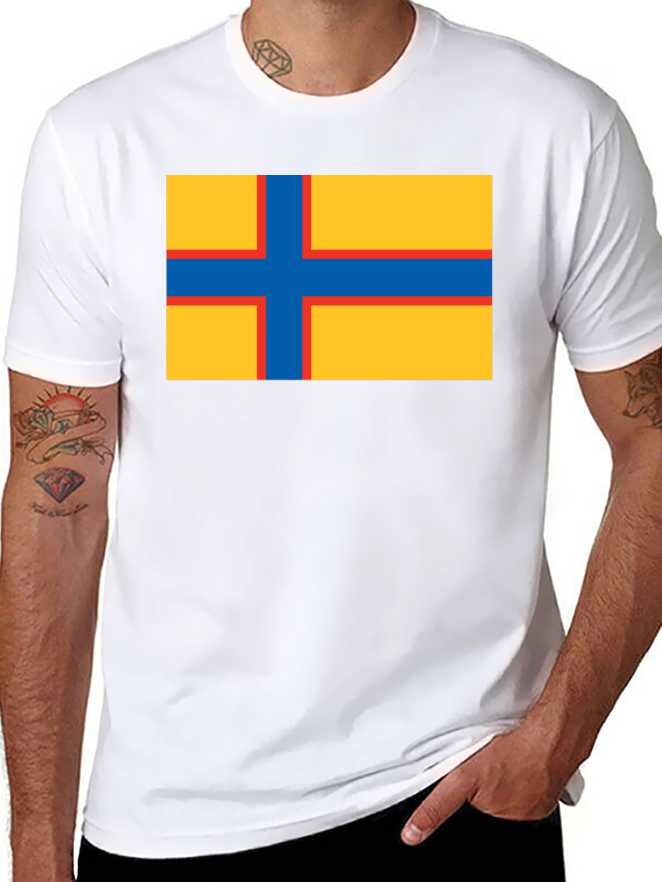 Faroe Islands Flag Graphic Tee