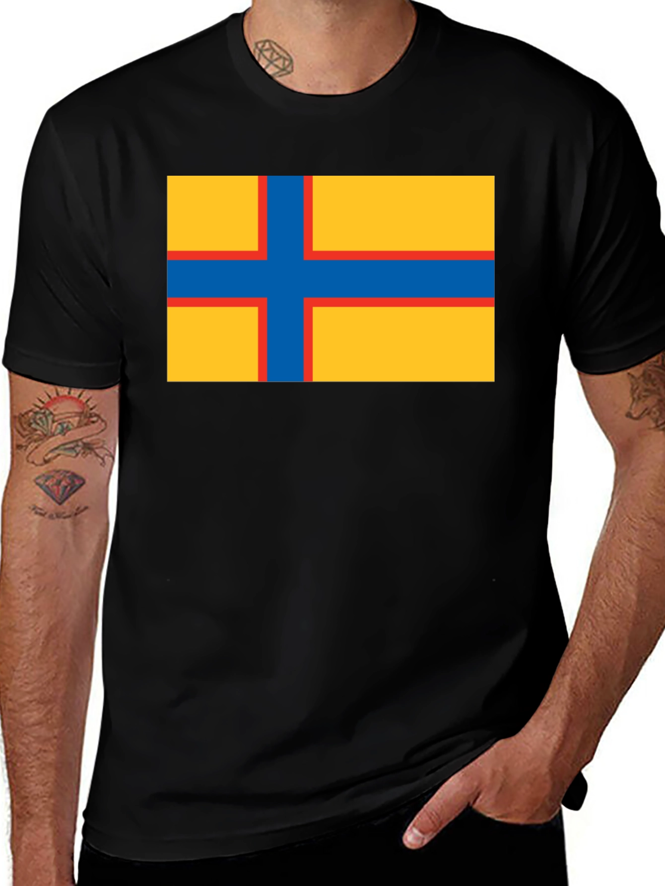 Faroe Islands Flag Graphic Tee