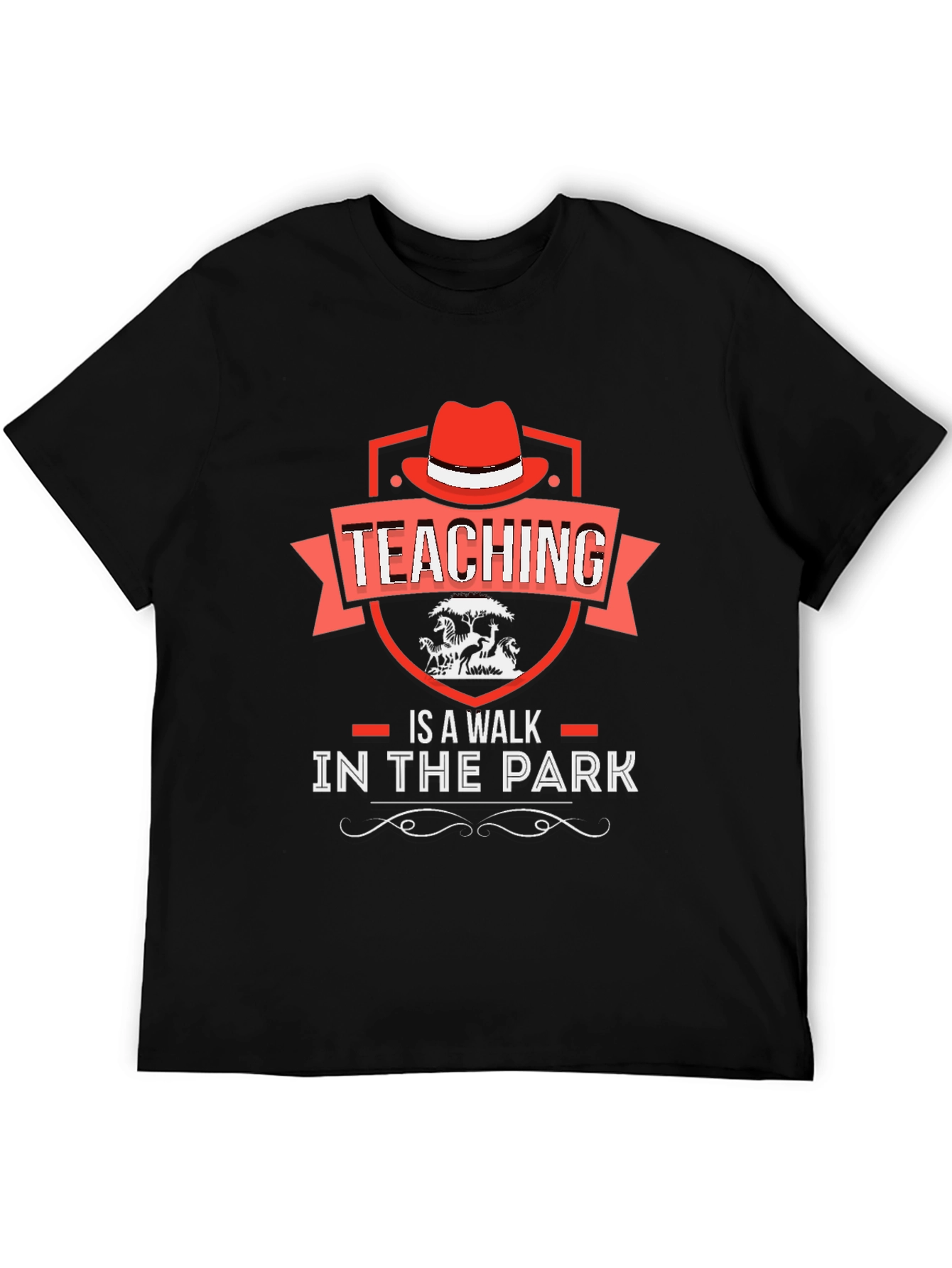 Teaching Is A Walk In The Park Graphic Tee