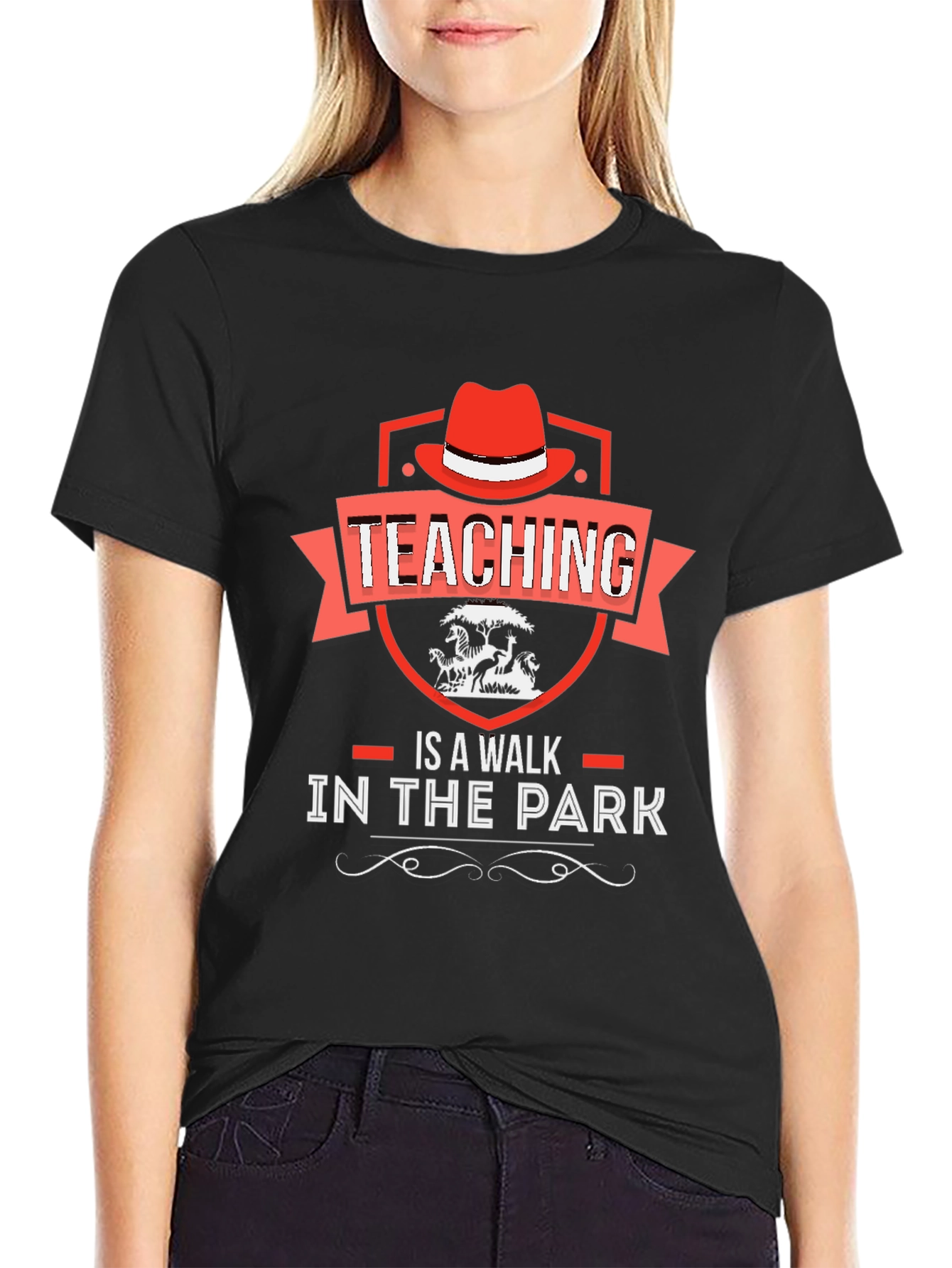 Teaching Is A Walk In The Park Graphic Tee