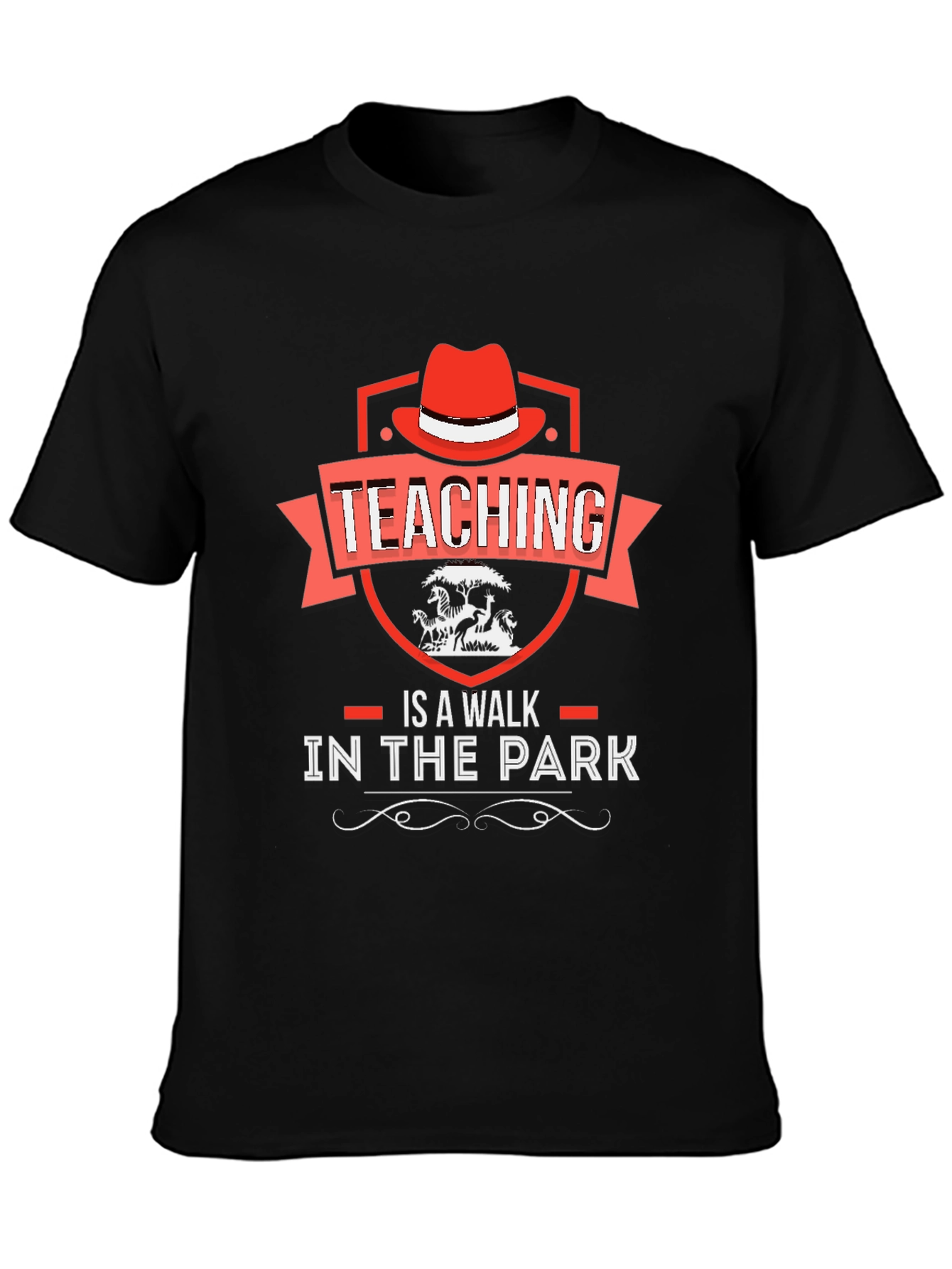 Teaching Is A Walk In The Park Graphic Tee