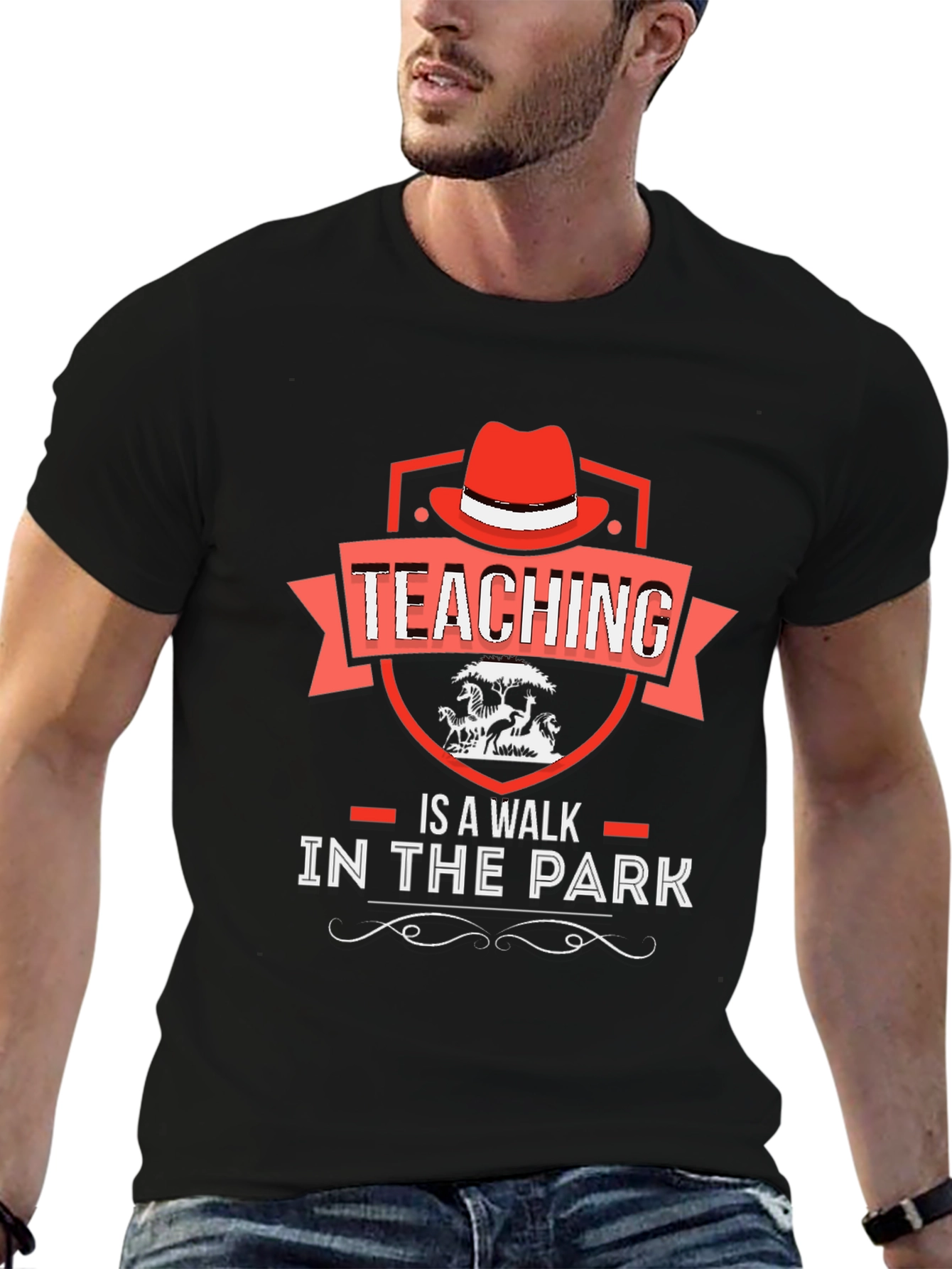 Teaching Is A Walk In The Park Graphic Tee