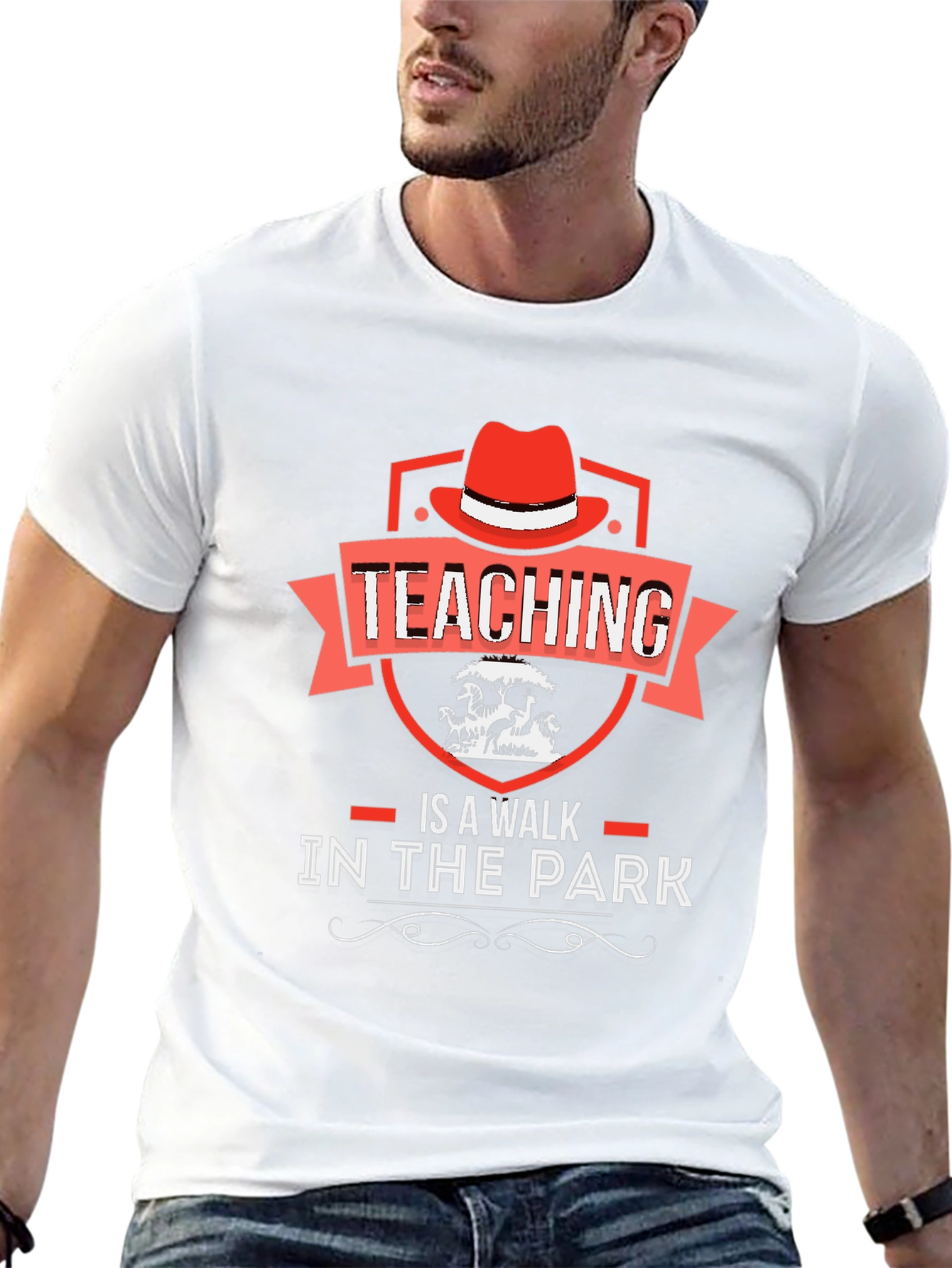 Teaching Is A Walk In The Park Graphic Tee