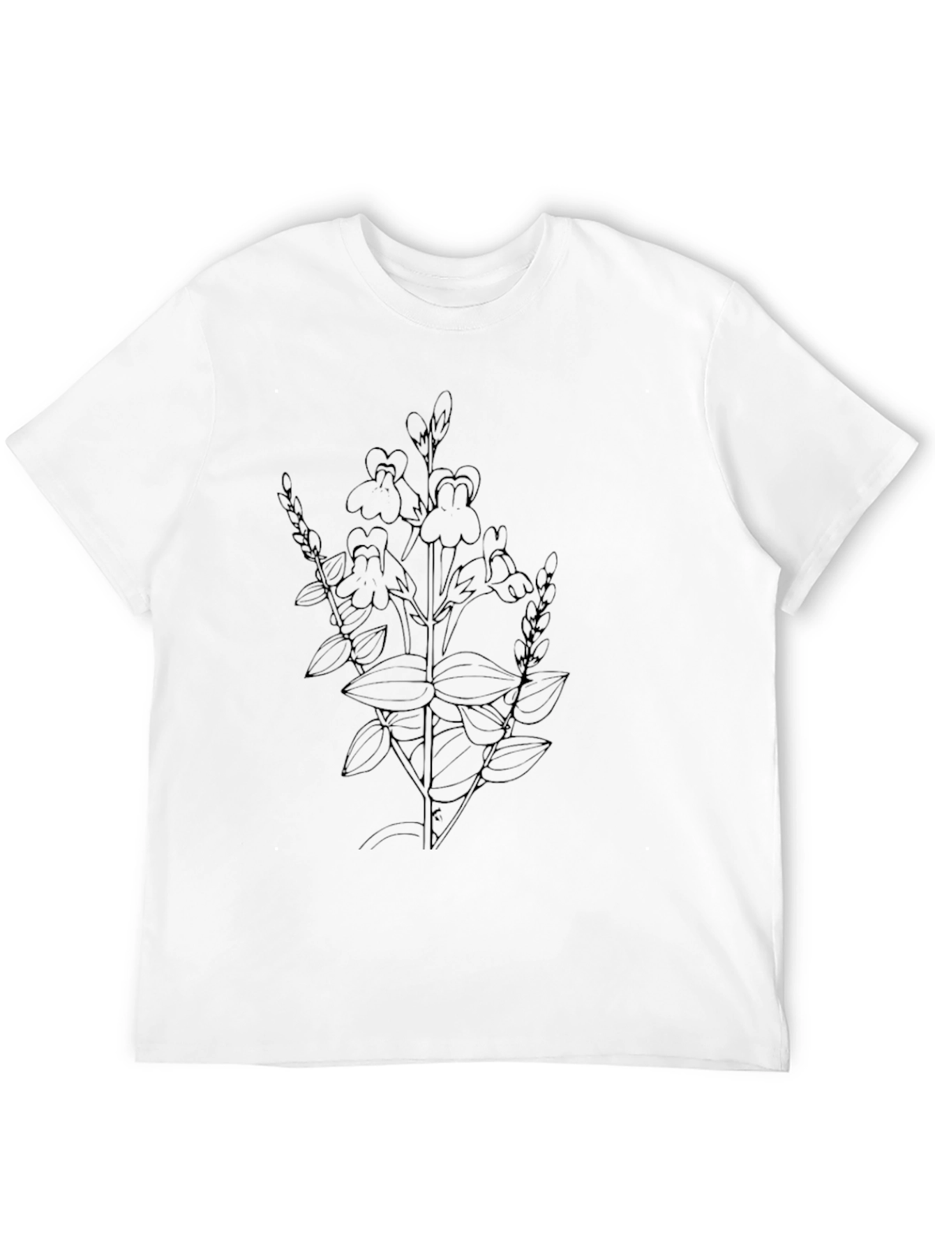 Black Floral Graphic T-Shirt