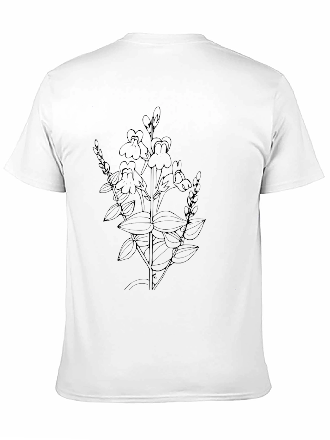 Black Floral Graphic T-Shirt