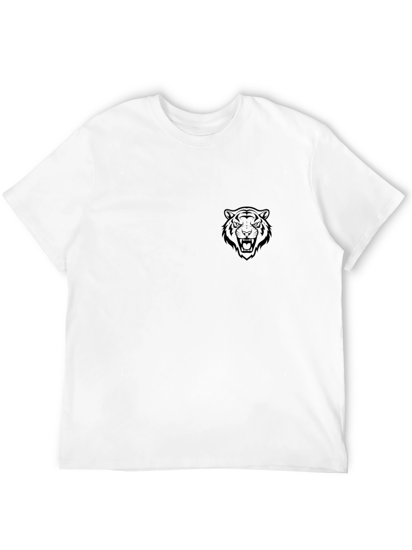 Black Tiger Graphic T-Shirt - Mens Fashion