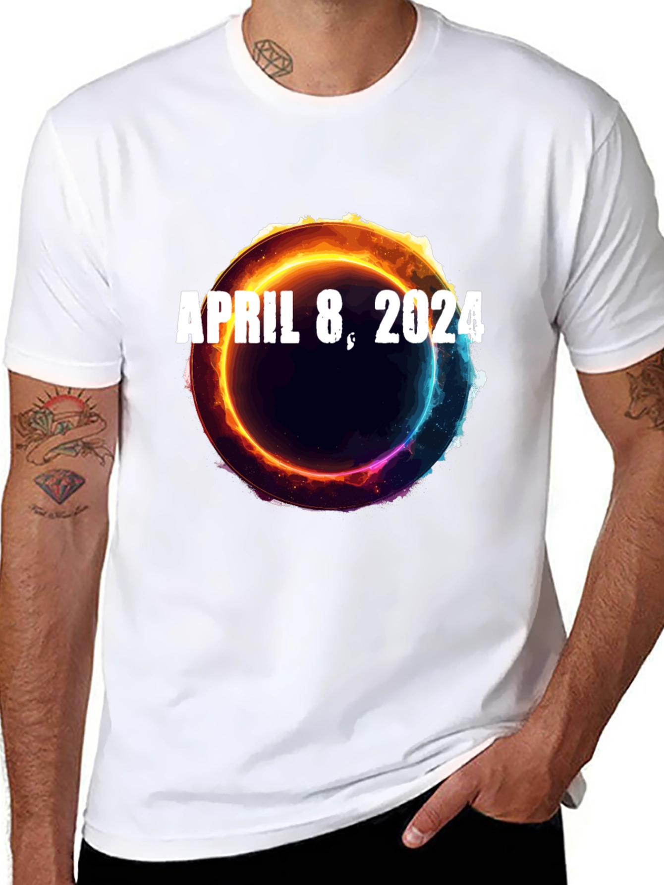 April 8 2024 Total Solar Eclipse T-Shirt