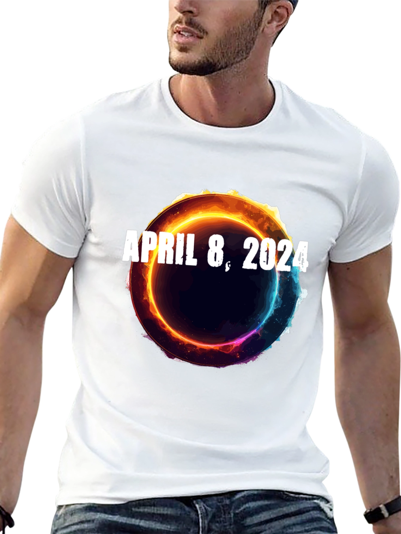 April 8 2024 Total Solar Eclipse T-Shirt
